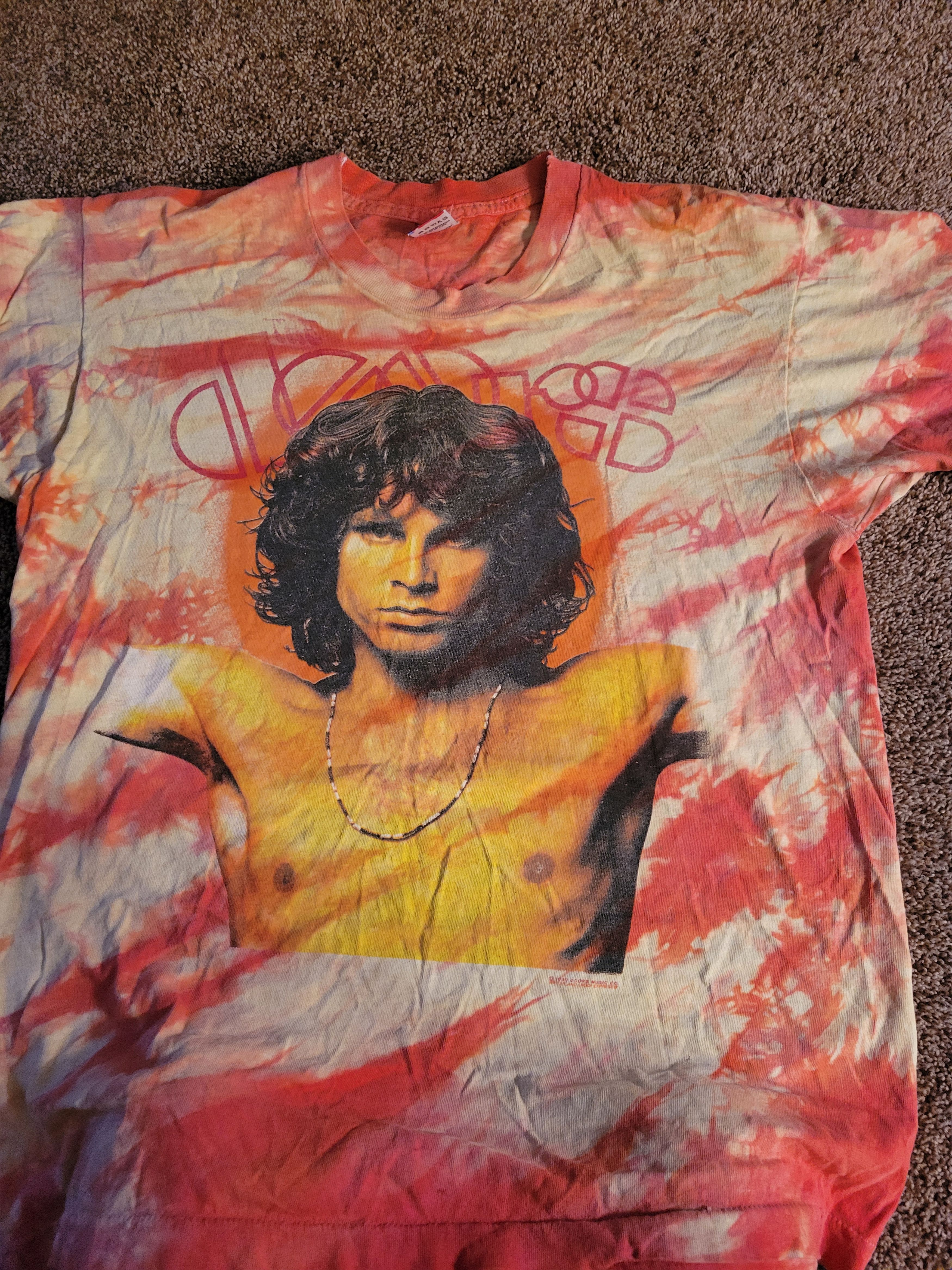 The doors vintage tye dye t shirt