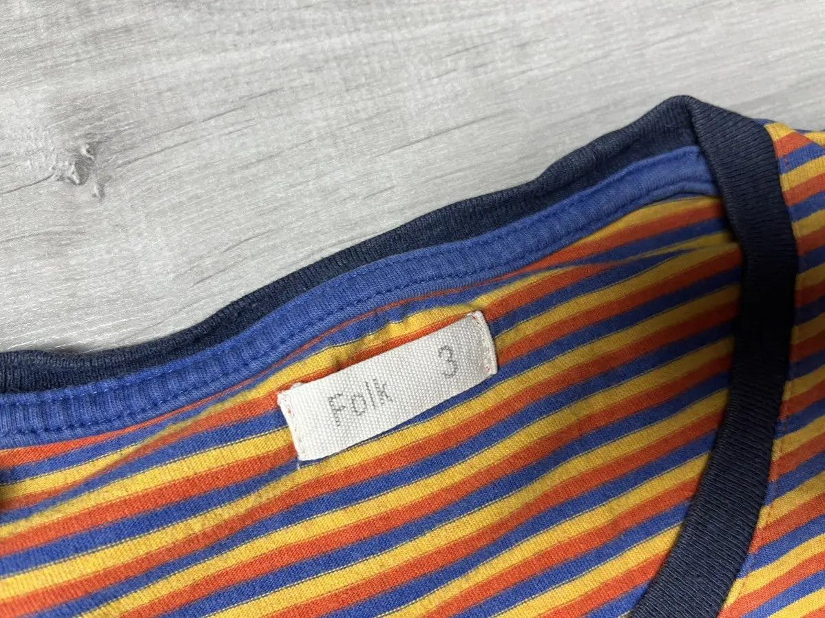 Folk Folk tshirt striped size small Size US S / EU 44-46 / 1 - 4 Thumbnail