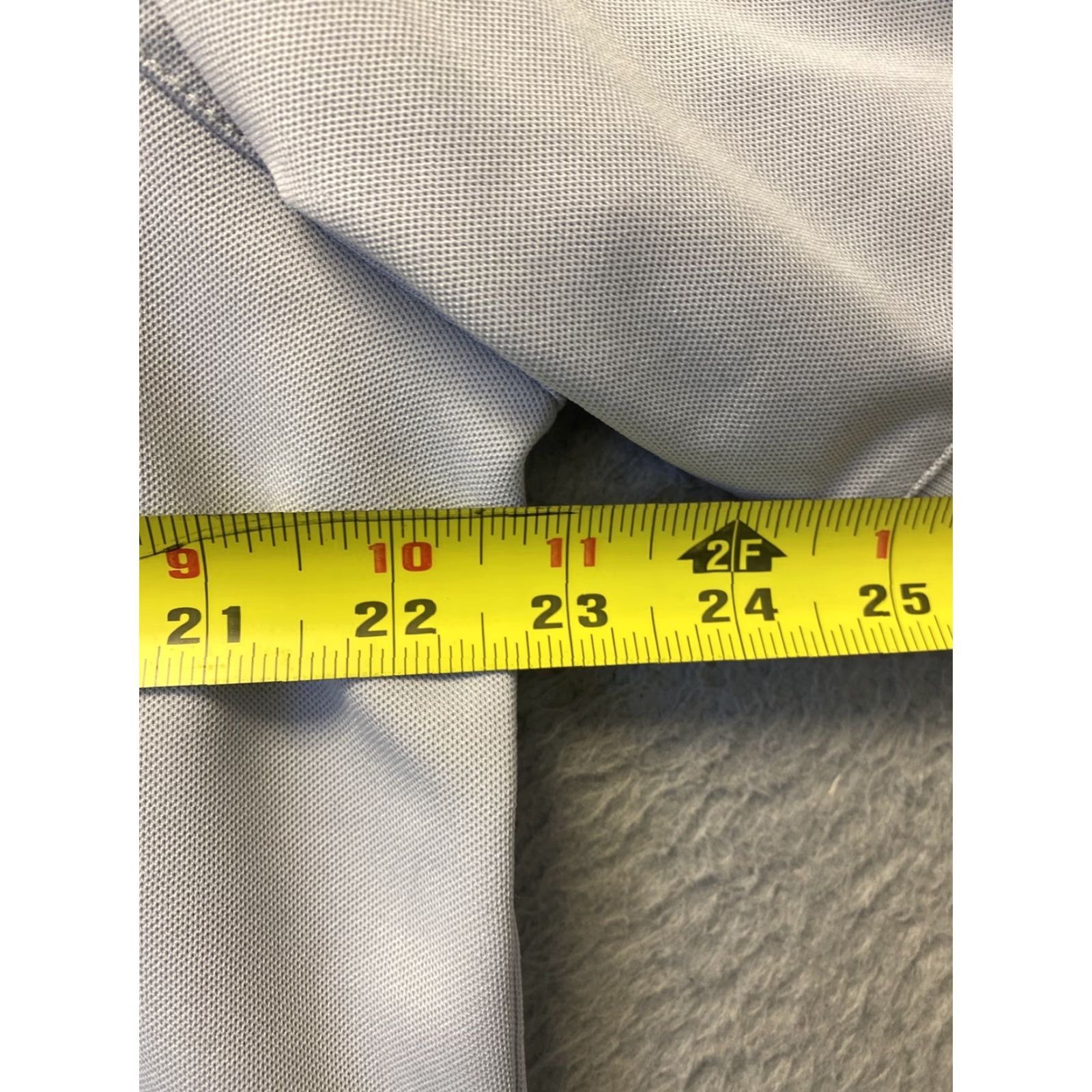PGA Tour PGA Tour Golf Polo Shirt Short Sleeve Mens LG Gray Striped Regular 111-32 Size US L / EU 52-54 / 3 - 6 Thumbnail