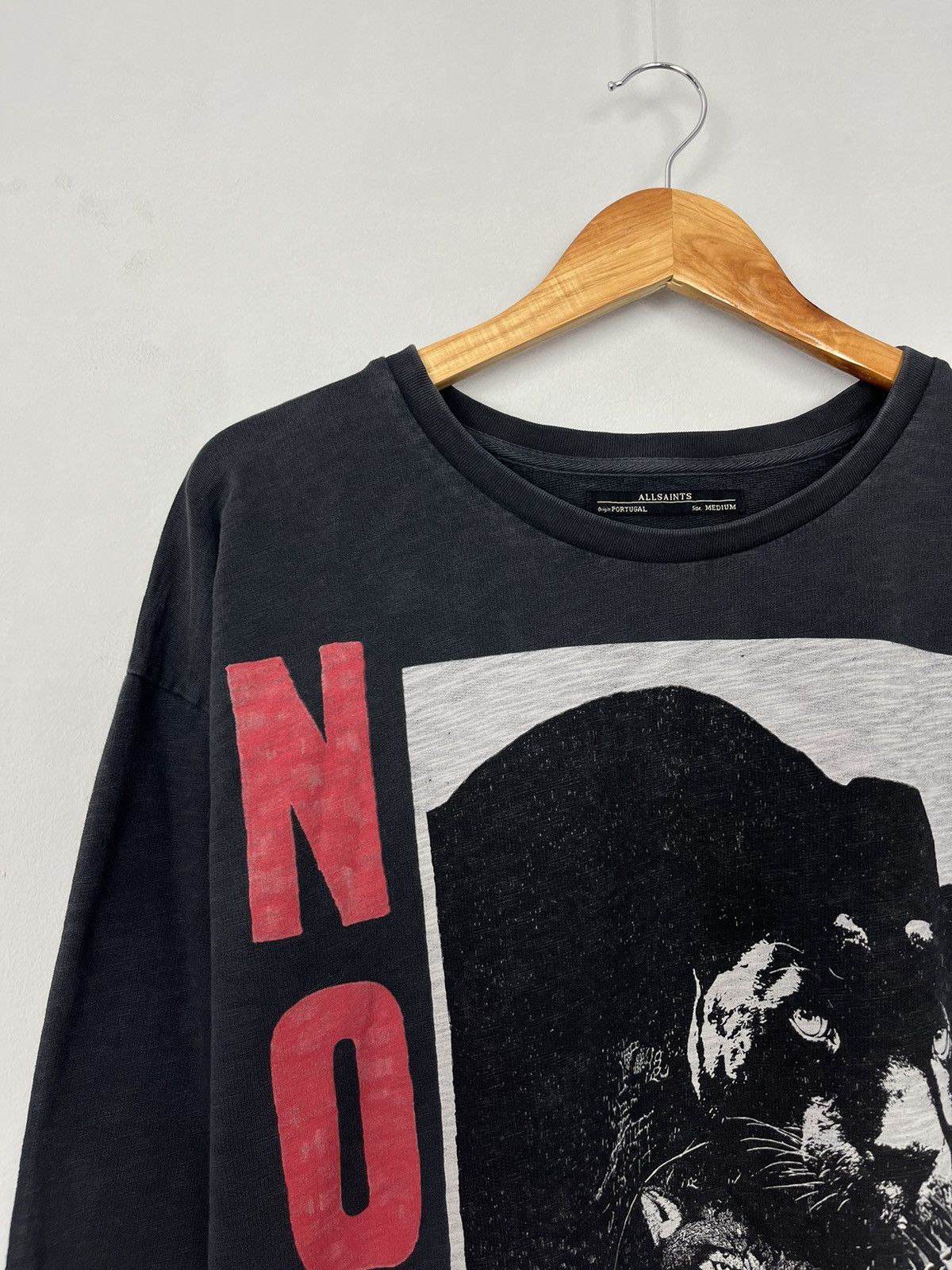 Allsaints Allsaints Non LS Sweat Dyed Cotton Sweatshirt Size M / US 6-8 / IT 42-44 - 2 Thumbnail
