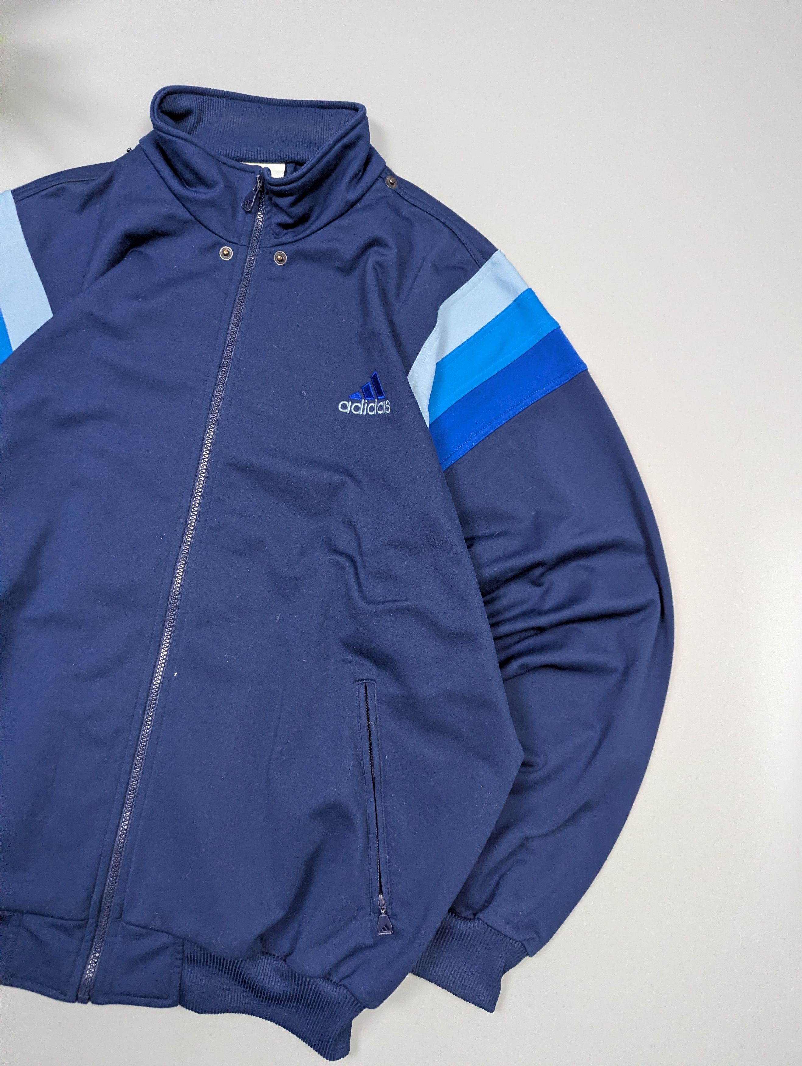 Adidas Adidas Vintage 80s 90s Men’s Navy Blue Tracksuit Size US XXL / EU 58 / 5 - 9 Thumbnail
