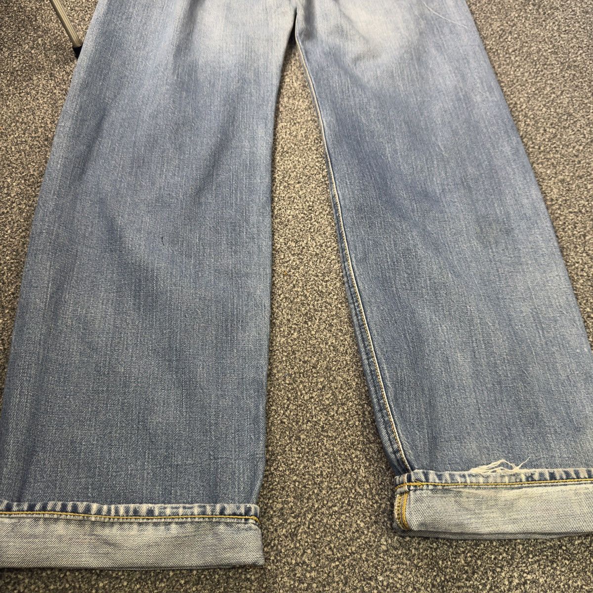 Lee × Number (N)ine Vintage Selvedge 70s Lee Rider Light Aging Wash Denim W32 Size US 32 / EU 48 - 8 Thumbnail