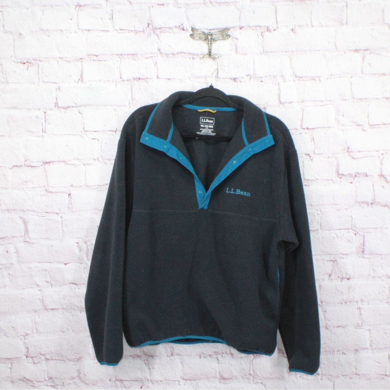 L.L. Bean LL Bean Adults' Beans Classic Fleece Pullover Black Size L / US 10 / IT 46 - 9 Thumbnail