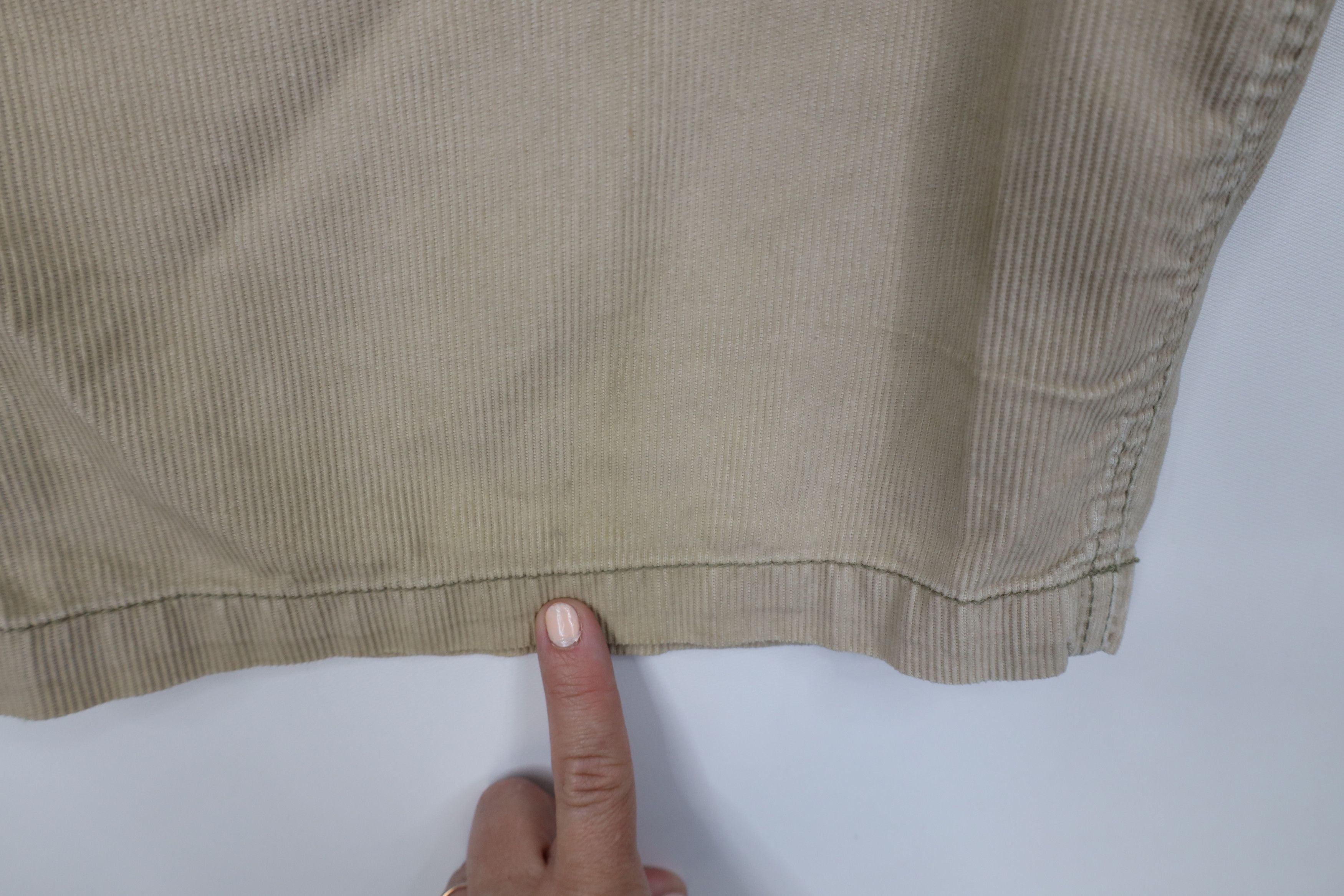 Vintage Vintage 90s Y2K Streetwear Baggy Big Pocket Corduroy Shorts Size US 34 / EU 50 - 7 Thumbnail