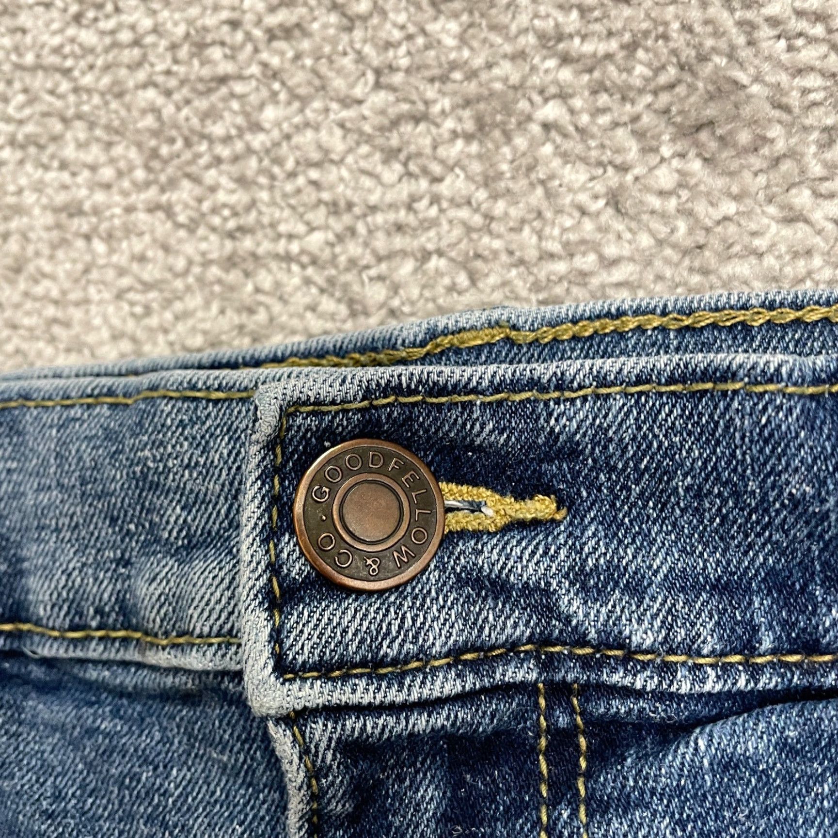 Vintage Goodfellow & Co Slim Fit Denim Jeans 30x30 Blue Medium Wash Casual Mens Size US 30 / EU 46 - 3 Thumbnail