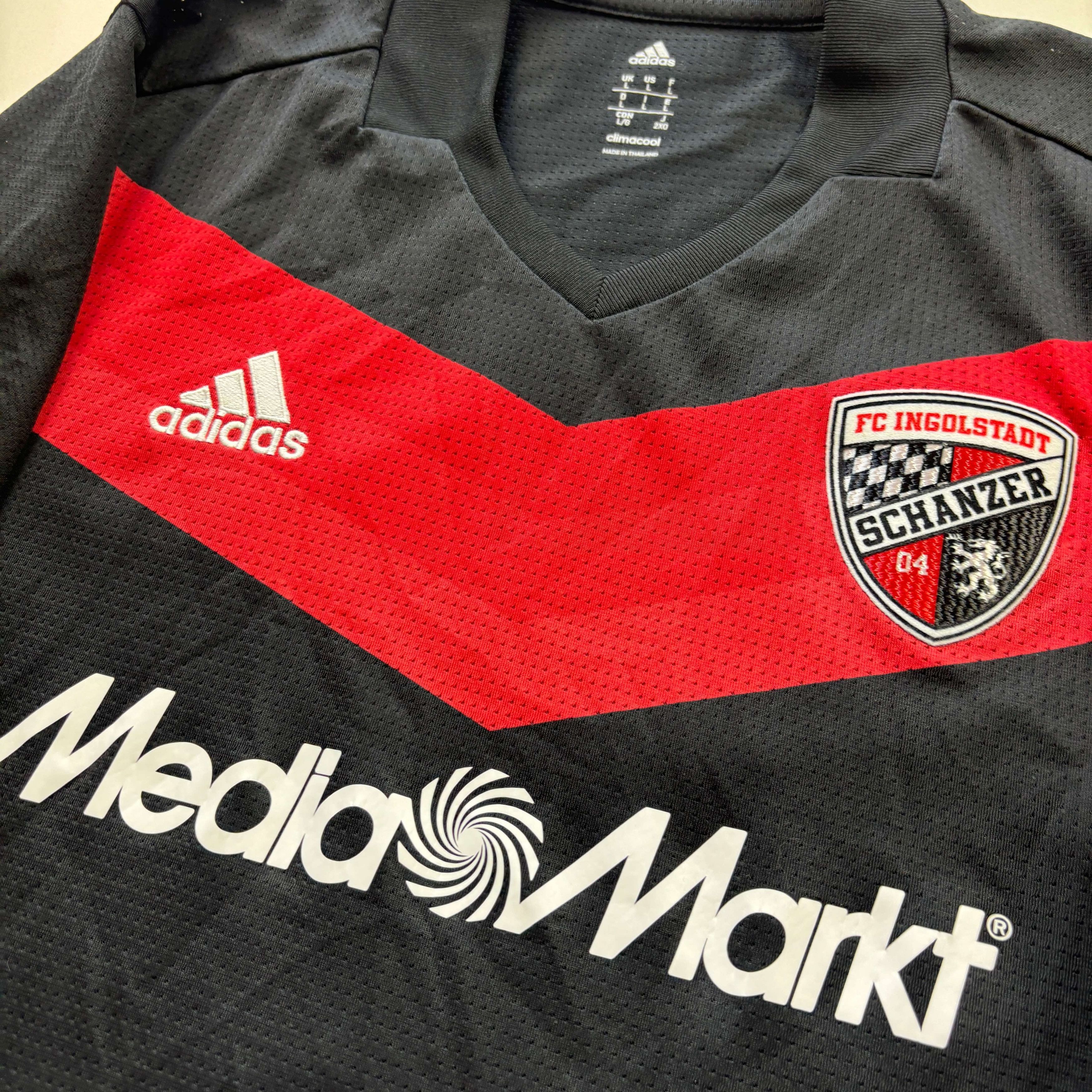 Adidas MATCH WORN Ingolstadt 2017-18 third Neumann football jersey Size US L / EU 52-54 / 3 - 3 Thumbnail
