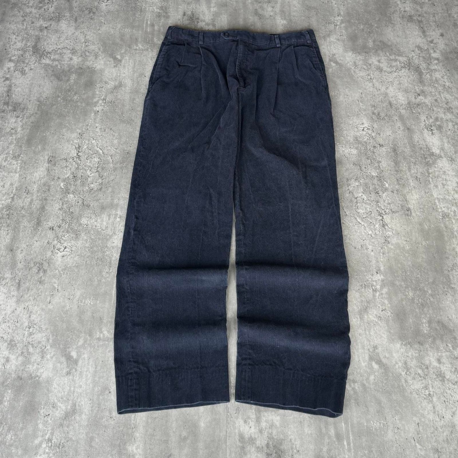 Japanese Brand × Jos. A. Bank Navy Blue Corduroy Essential Dress Pants Size US 36 / EU 52 - 1 Thumbnail