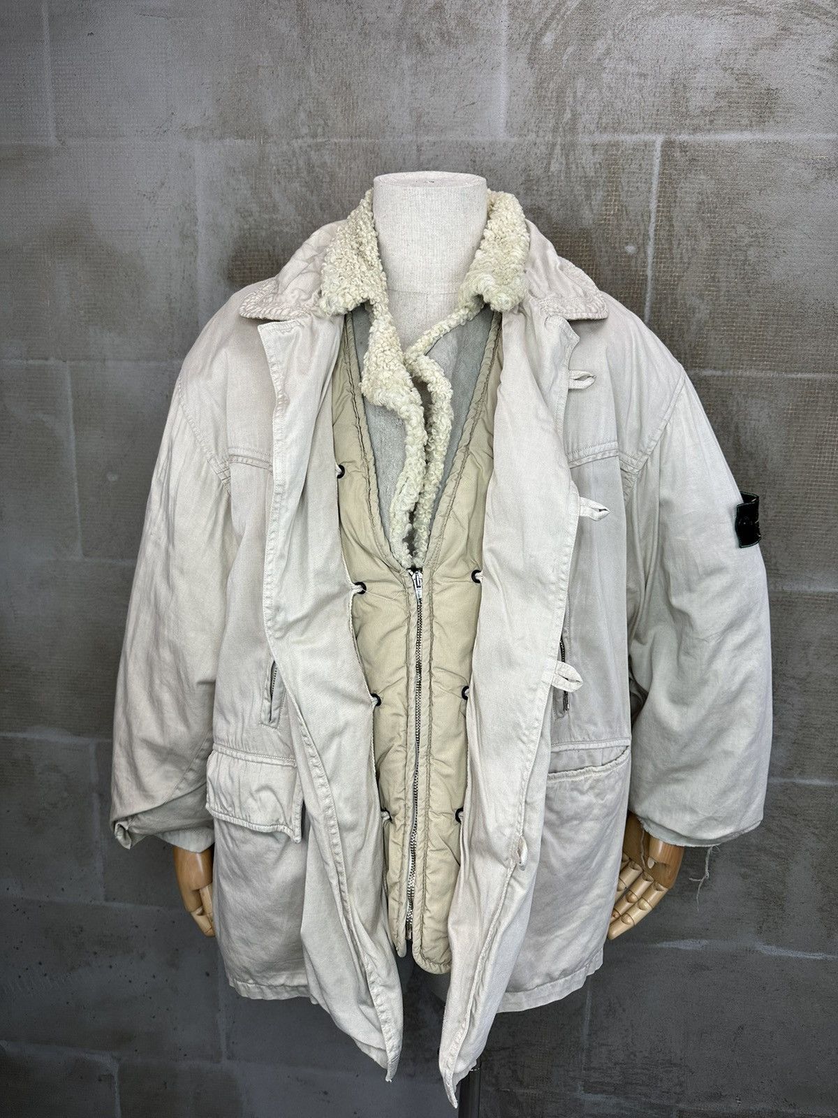 Stone Island 80s Long Down Jacket