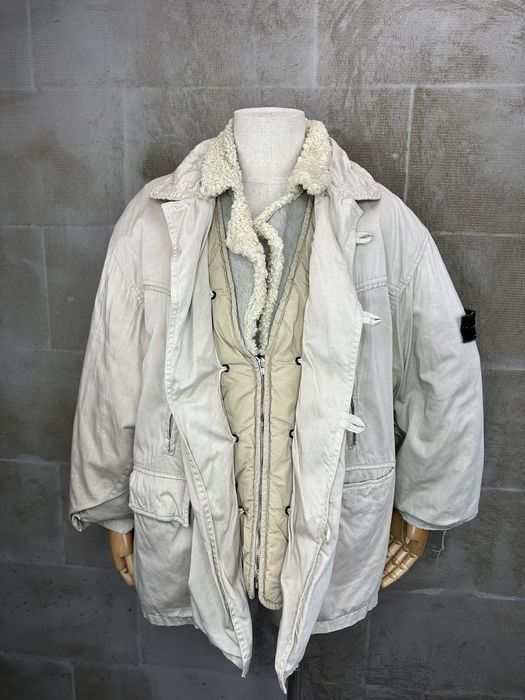 Stone island sherpa store jacket