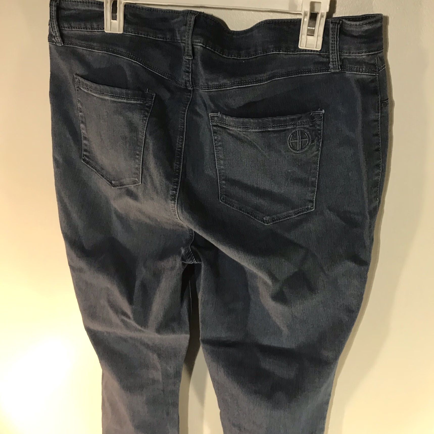 Vintage VINTAGE Hot in Hollywood Women’s Jeans Ankle Slim Leg Plus Size 1X Blue Stretch Comfort Size 40" / US 18 - 4 Thumbnail