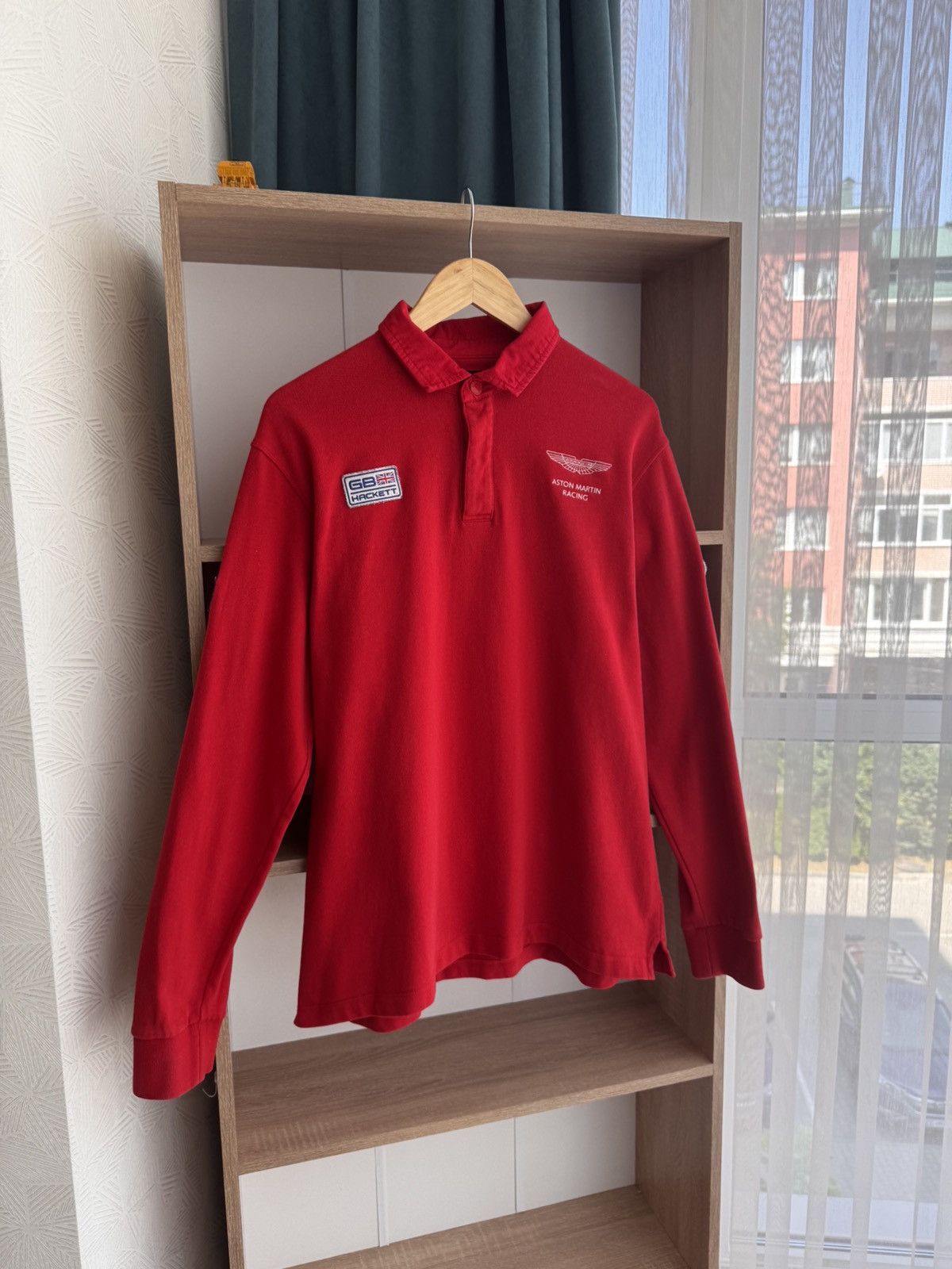 Other Vintage Aston Martin Racing by Hackett Red Formula1 Sweatsrt Size US L / EU 52-54 / 3 - 5 Thumbnail