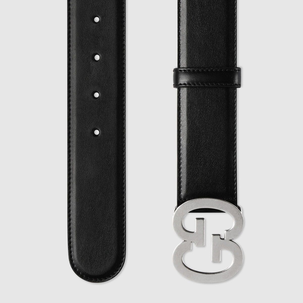 Gucci o1mt1gz0325 Size: 115 / GG Buckle Wide Belt in Black Size 42 - 2 Thumbnail