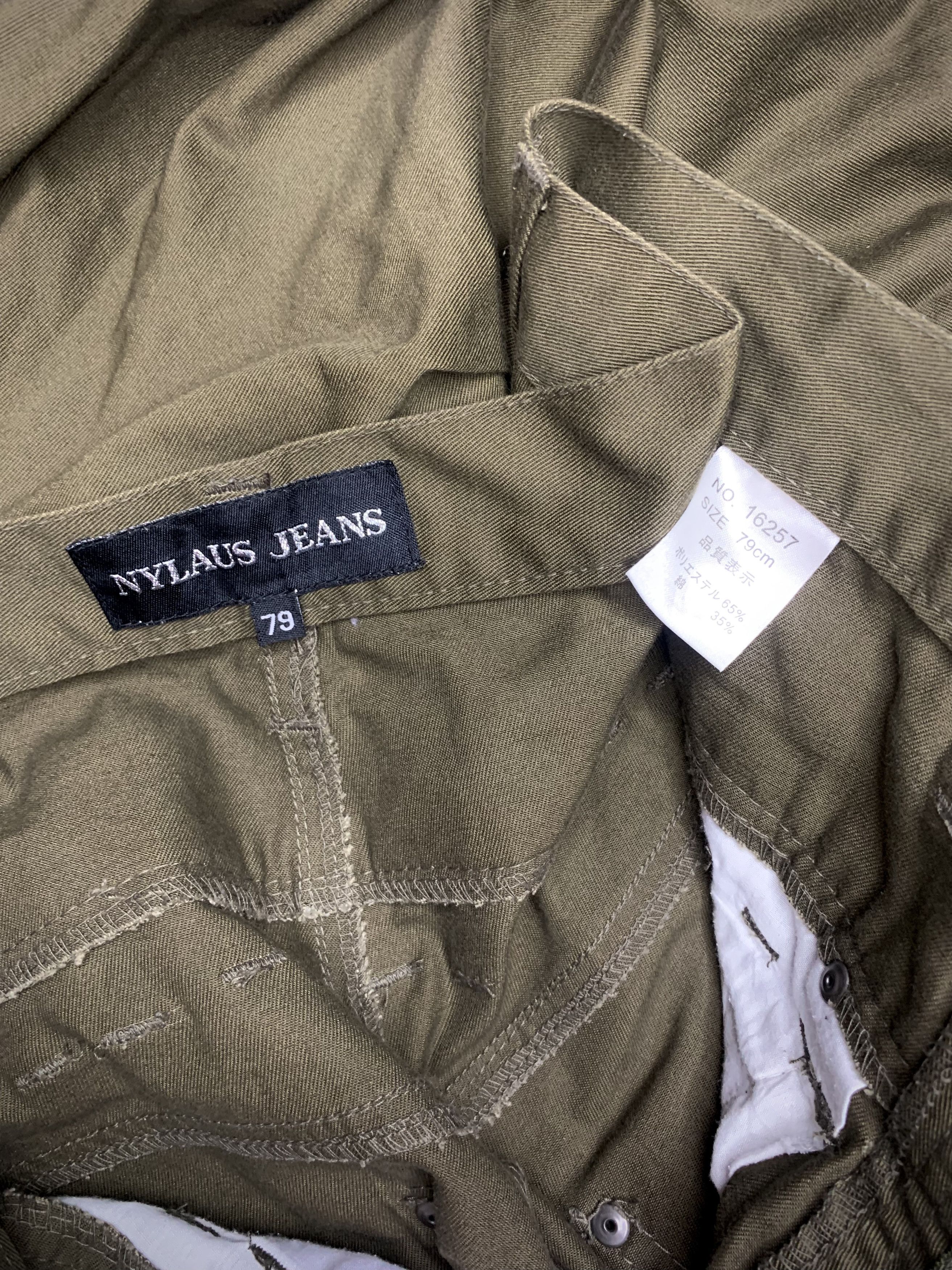 Japanese Brand Nylaus Jeans Mummy Utility Pants Size US 31 - 8 Thumbnail