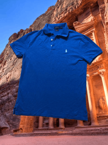 Polo Ralph Lauren Vintage T-Shirt Polo Ralph Lauren blue crazy Y2K Size US M / EU 48-50 / 2 - 1 Thumbnail