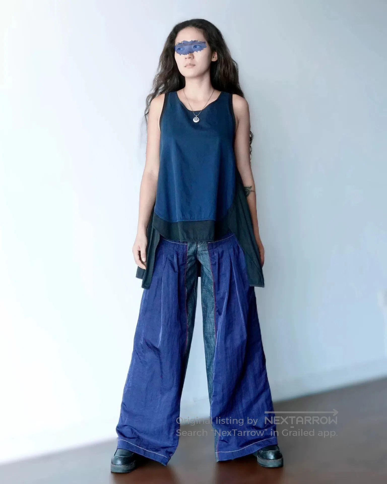 Y's Y's Navy Blue Sleeveless Top. Size S / US 4 / IT 40 - 2 Thumbnail