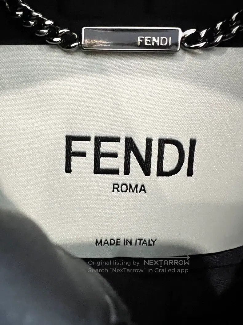 Fendi Fendi Women's Jacket Coat Leather Jacket Printed Monogram Size XS / US 0-2 / IT 36-38 - 2 Thumbnail