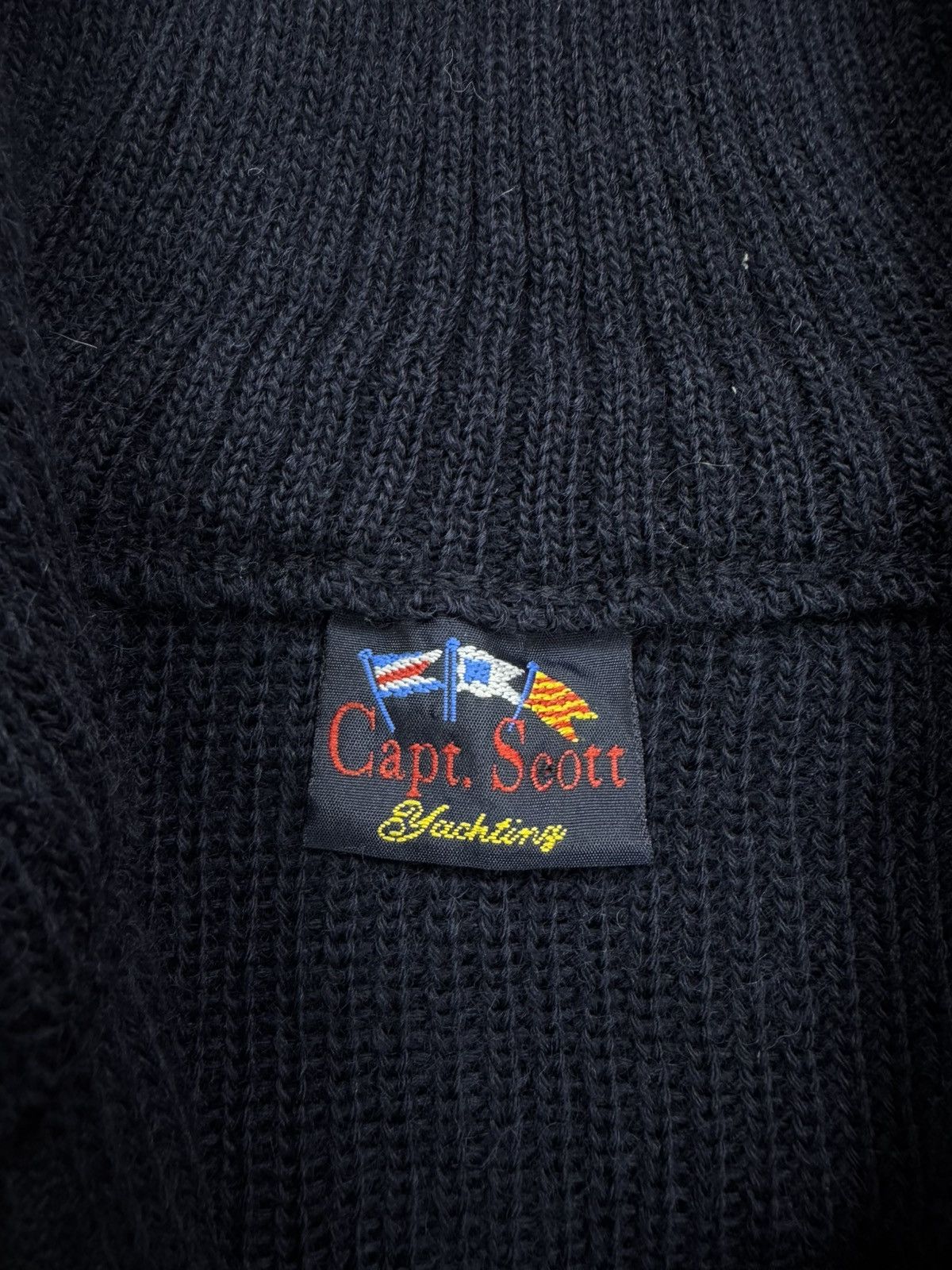 Other Capt. Scott Yachting vintage wool half zip pullovers heavy Size US XL / EU 56 / 4 - 5 Thumbnail