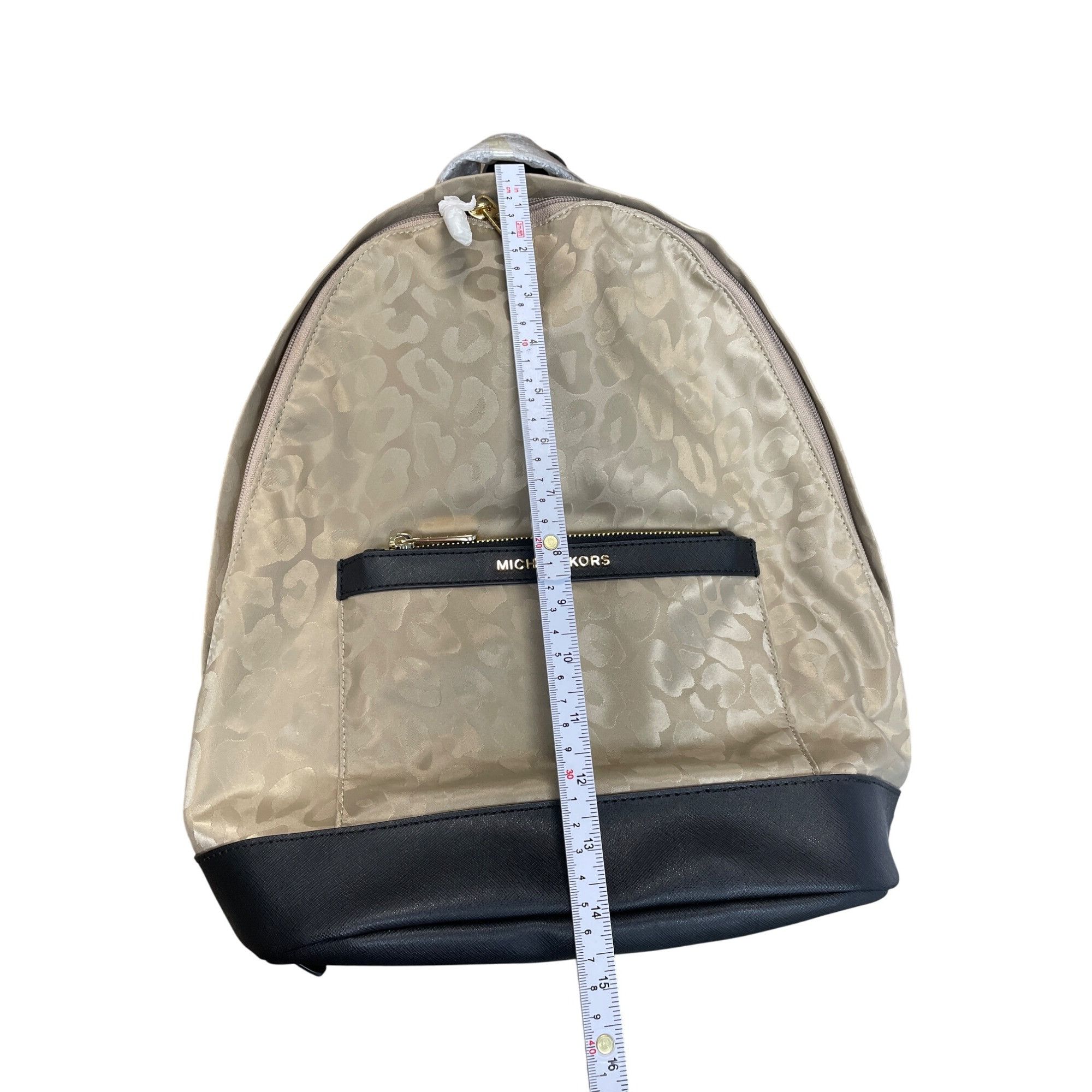 Michael Kors Michael Kors Morgan Truffle Brown Canvas & Leather MD Backpa Size ONE SIZE - 16 Thumbnail