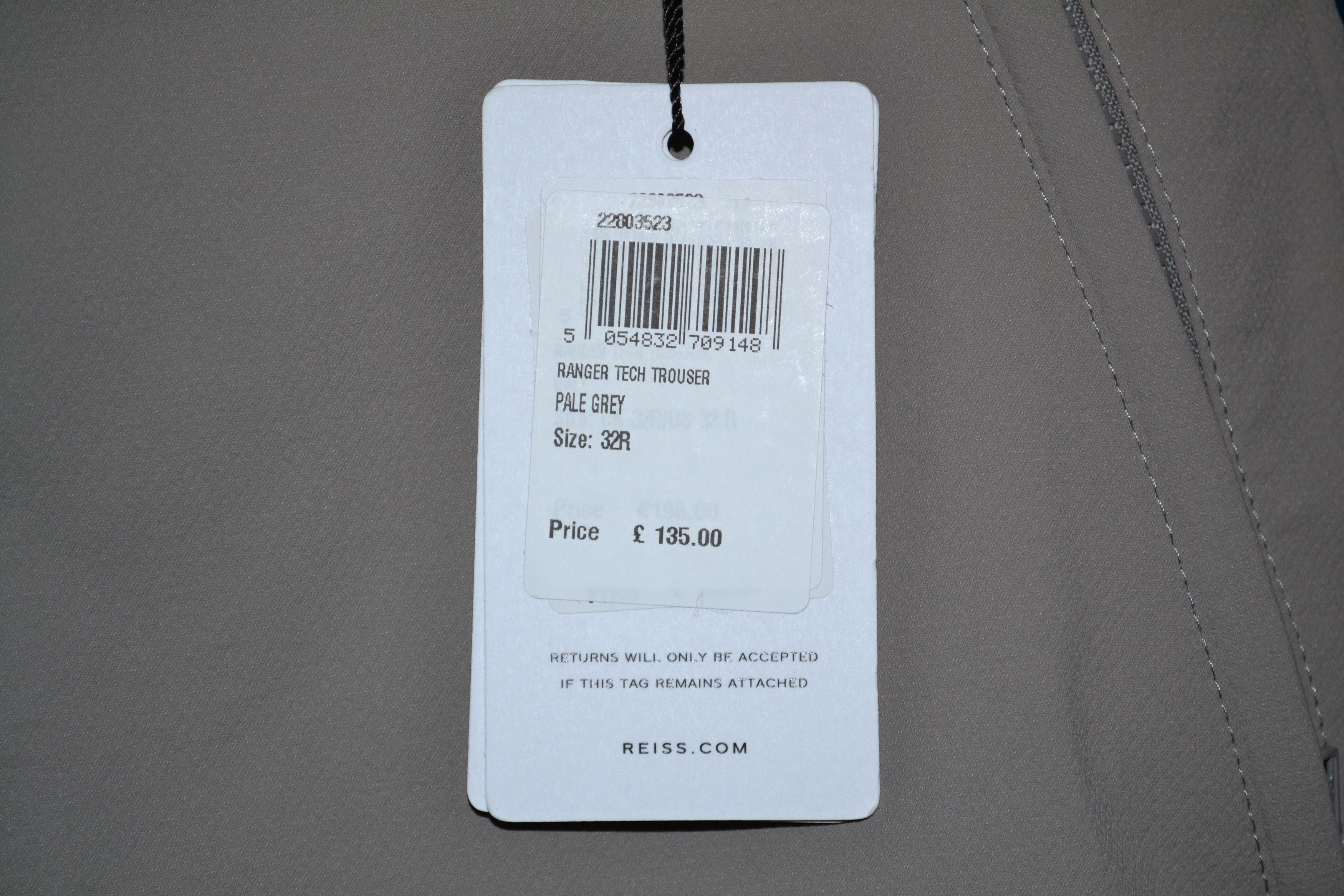 Reiss Reiss Ranger Tech Gray Trousers Size US 32 / EU 48 - 11 Thumbnail