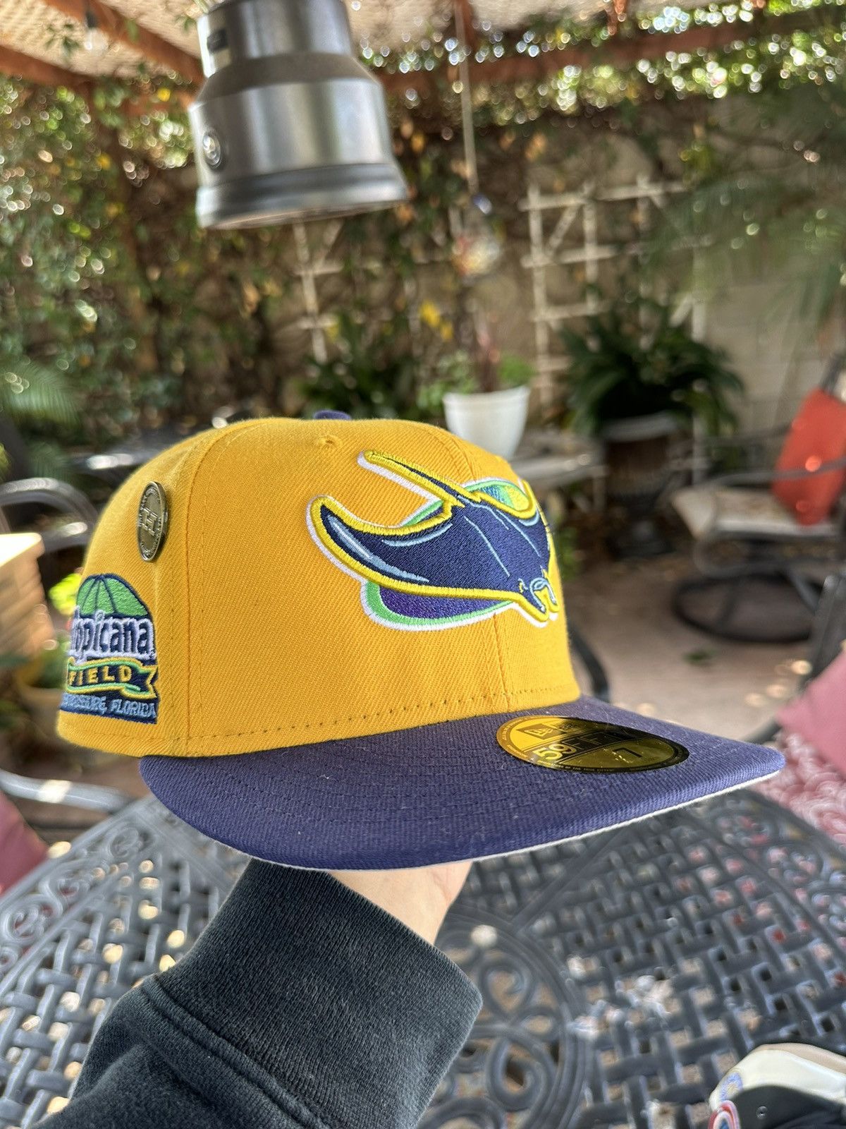 Hat Club Rays Custom Fitted Hat Size ONE SIZE - 1 Thumbnail