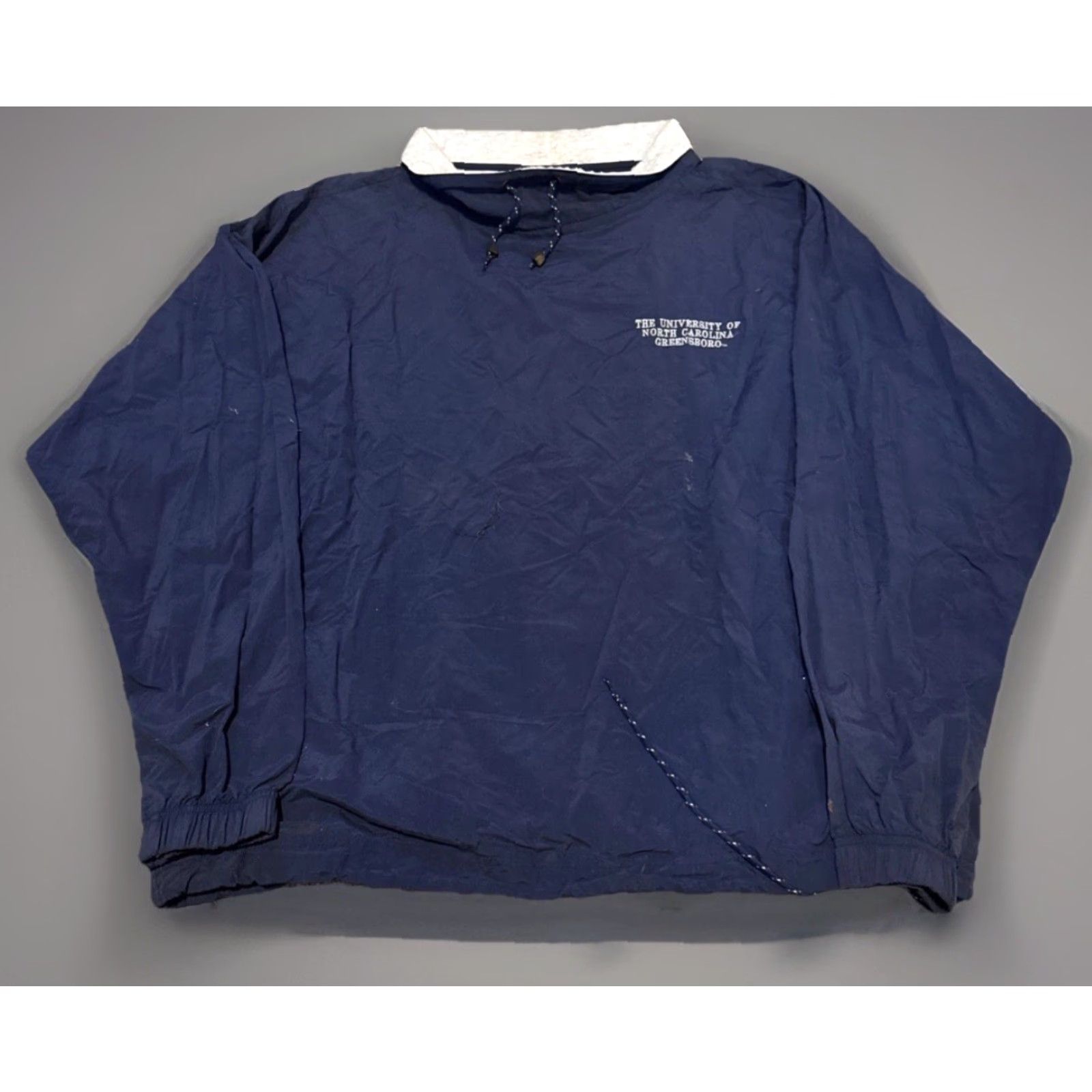 Vintage VINTAGE UNCG Windbreaker Pullover Jacket XL Mens University Blue GEAR FOR SPORTS Nylon Size US XL / EU 56 / 4 - 2 Thumbnail