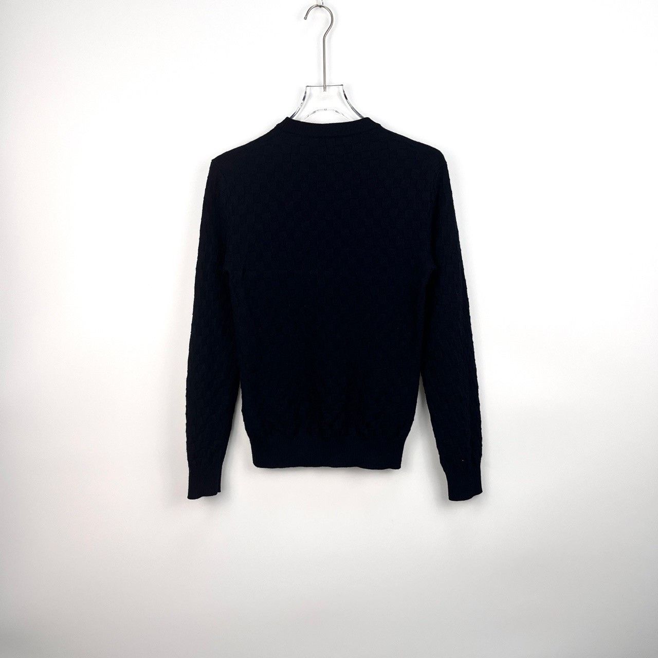 Louis Vuitton Louis Vuitton Black square pattern wool sweater Nextarrow-2 Size US XS / EU 42 / 0 - 4 Thumbnail