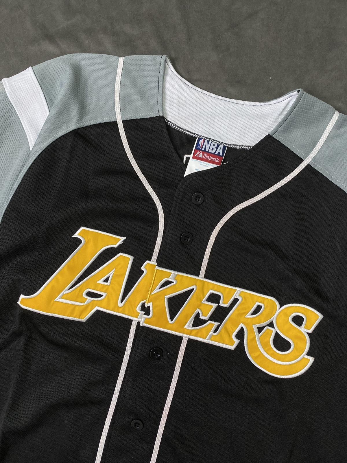 Majestic Majestic Lakers Kobe Bryant Short-Sleeve Button-Up Jersey M Size US M / EU 48-50 / 2 - 8 Thumbnail