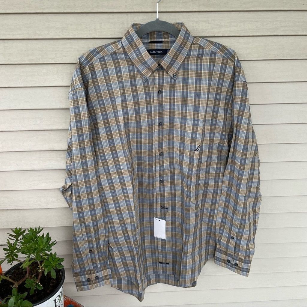 Nautica Nautica Stripped Button Down Size L (NWT) Size US L / EU 52-54 / 3 - 1 Thumbnail