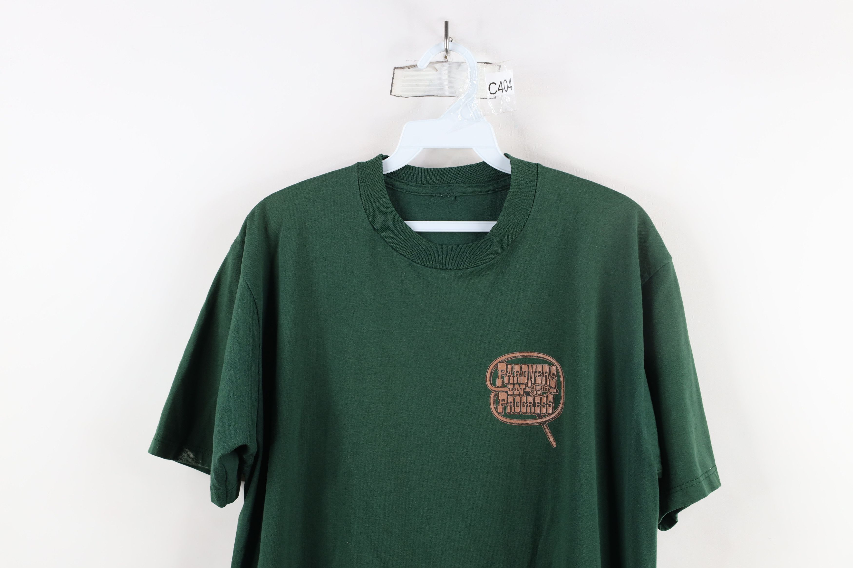 Vintage Vintage 90s Sears Whirlpool Western Cowboy T-Shirt Green Size US L / EU 52-54 / 3 - 2 Thumbnail