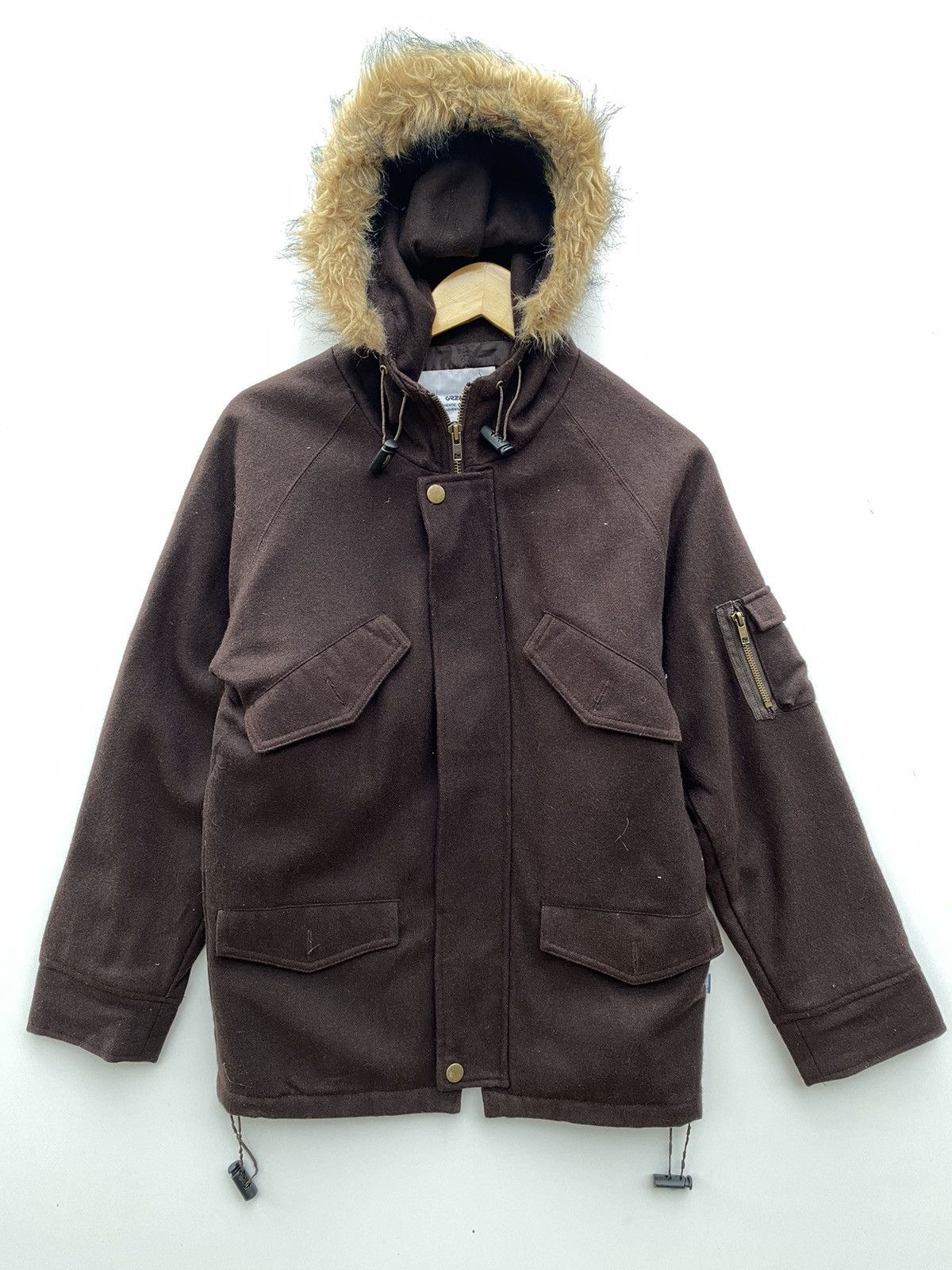 Japanese Brand × Vintage ✅️Vtg Wool Jacket Fur Winter Size US M / EU 48-50 / 2 - 2 Thumbnail