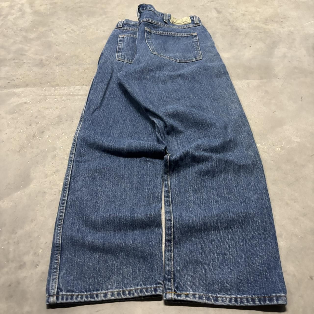 Japanese Brand × Vintage Crazy Vintage Y2K/2000s Grunge Dark Wash Essential Denim Jeans! Size US 36 / EU 52 - 4 Thumbnail