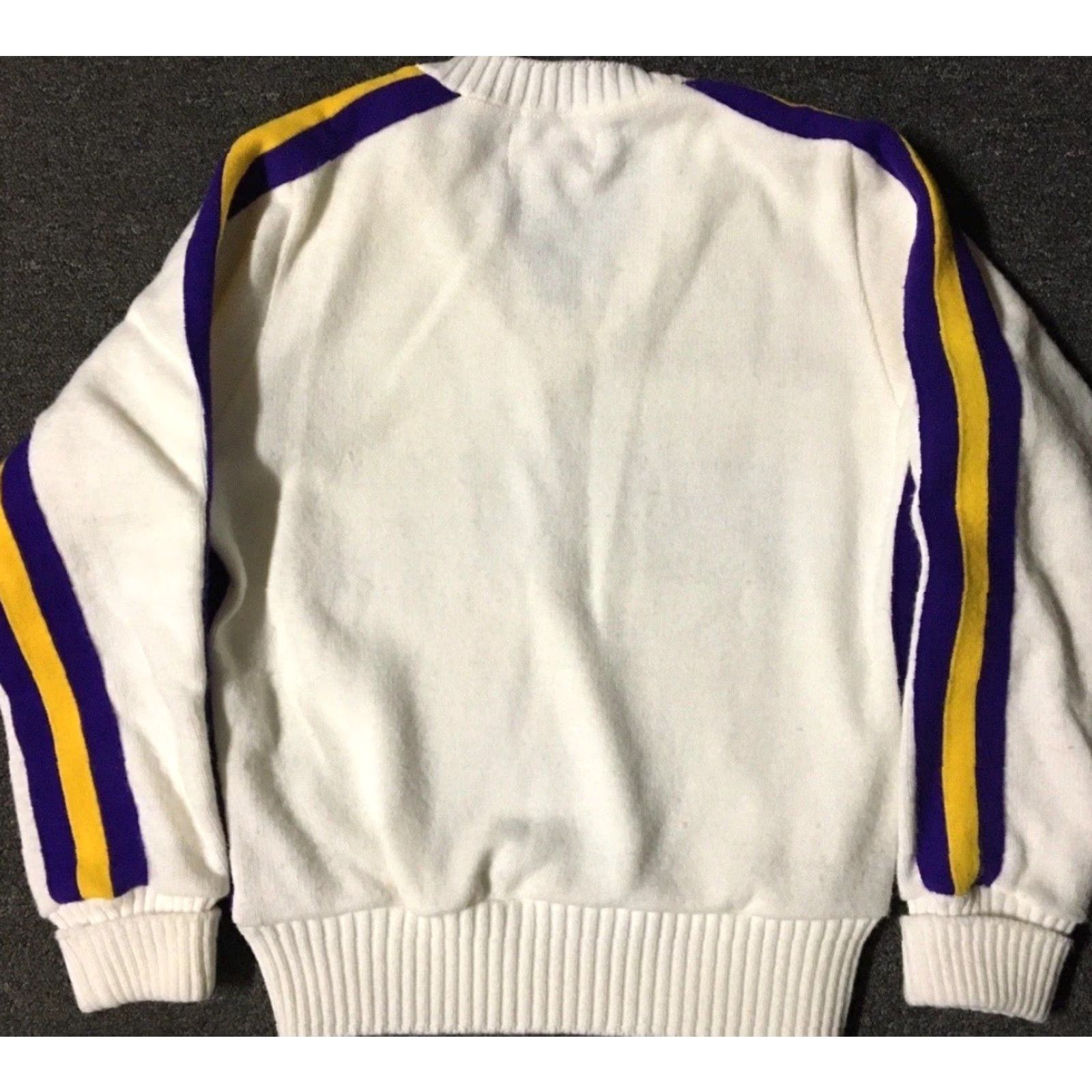 Vintage VINTAGE Fresno Varsity Letterman Sweater Shirt Women 40 White Vintage 80s 90s College School Track Football PE Heart Sports USA Size S / US 4 / IT 40 - 5 Thumbnail