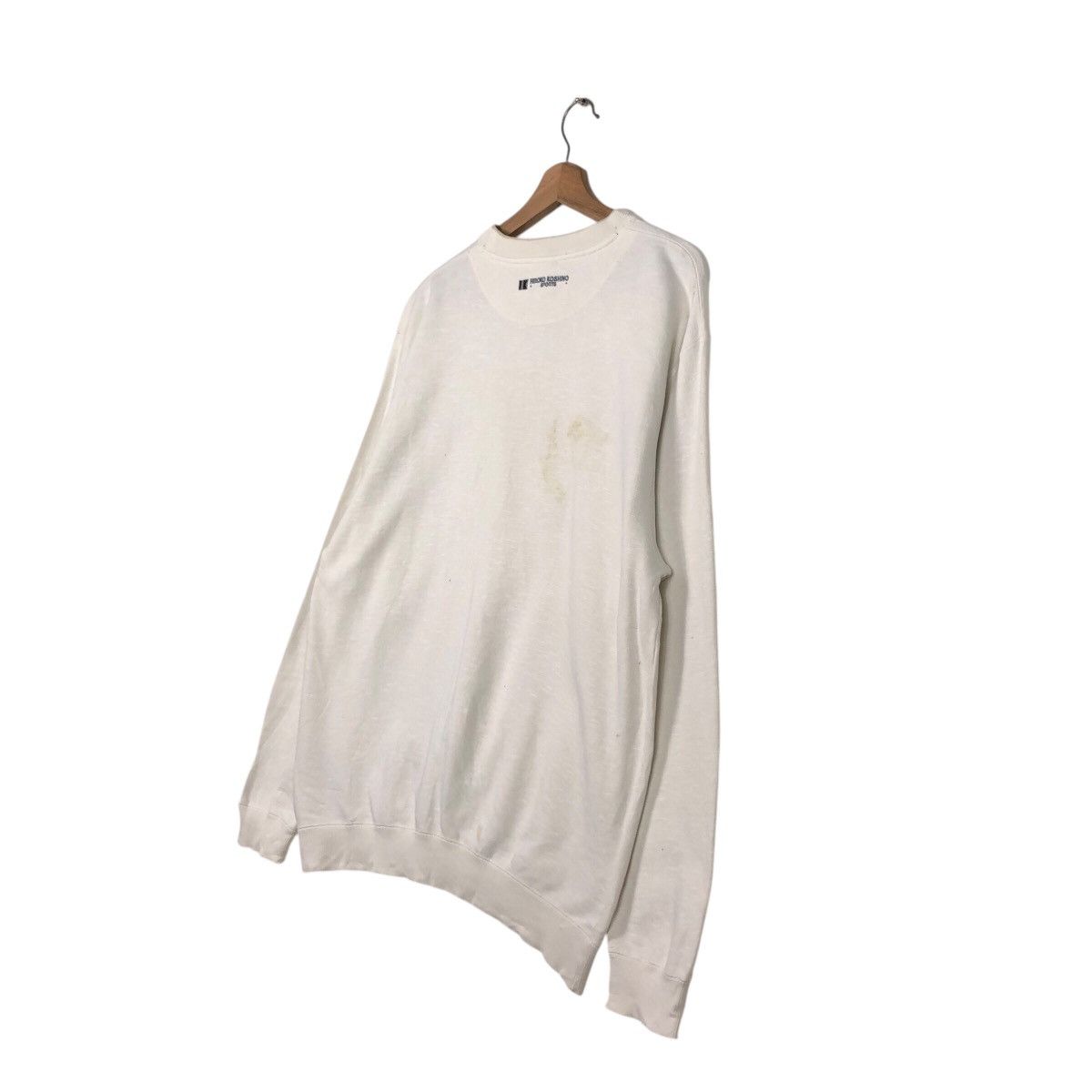 Hiroko Koshino Homme 📌Vintage Hiroko Koshino Sports Sweatshirt Big Logo Size US L / EU 52-54 / 3 - 11 Thumbnail