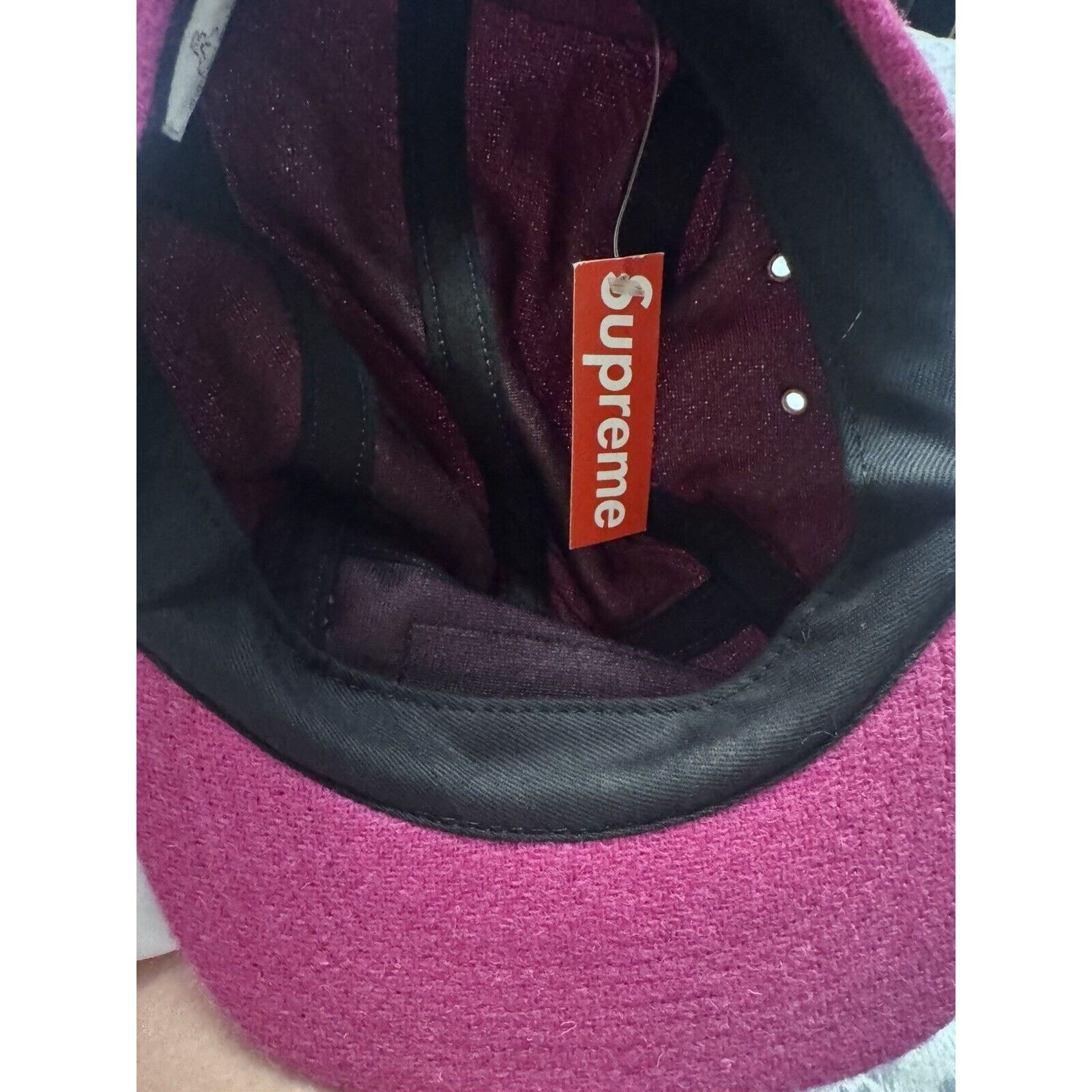 Supreme SUPREME FEATHERWEIGHT WOOL CAMP CAP PINK FW17 HARRIS Size ONE SIZE - 2 Thumbnail