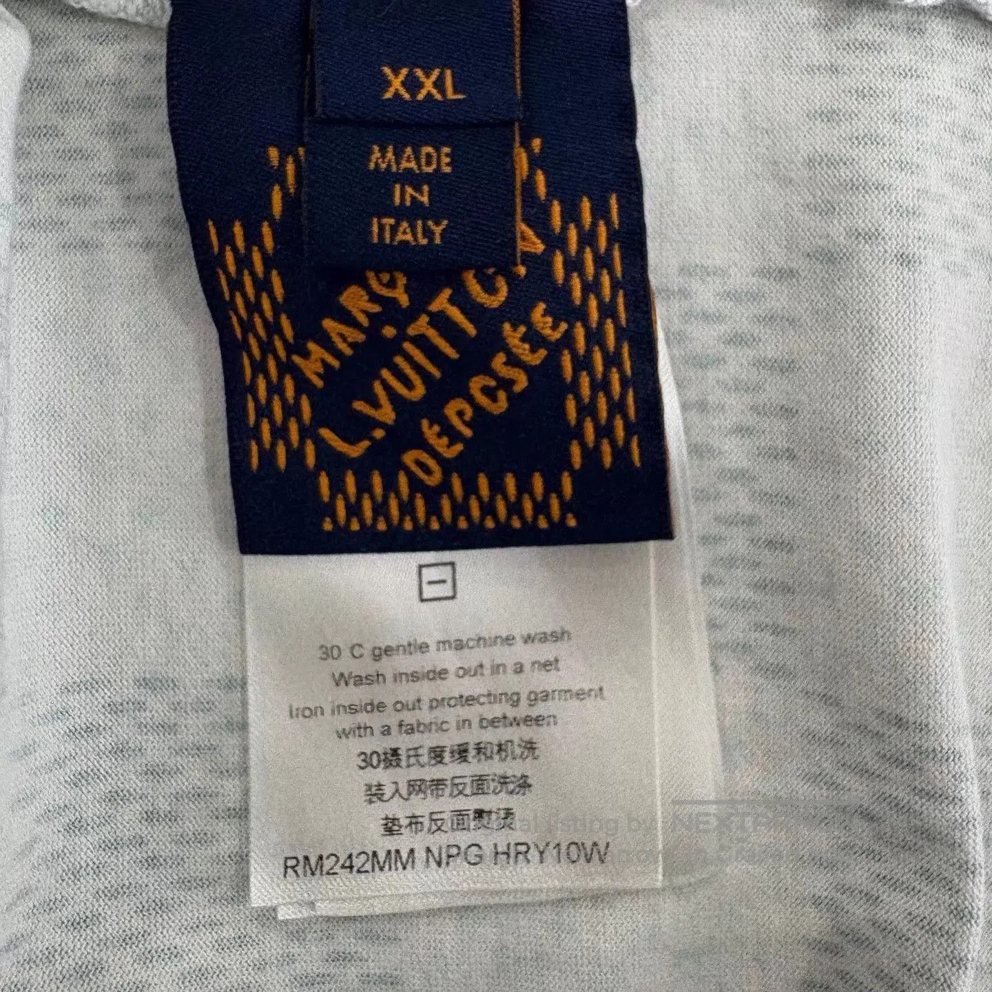 Louis Vuitton Checkered Short Sleeve T-Shirt. Size US XXL / EU 58 / 5 - 4 Thumbnail