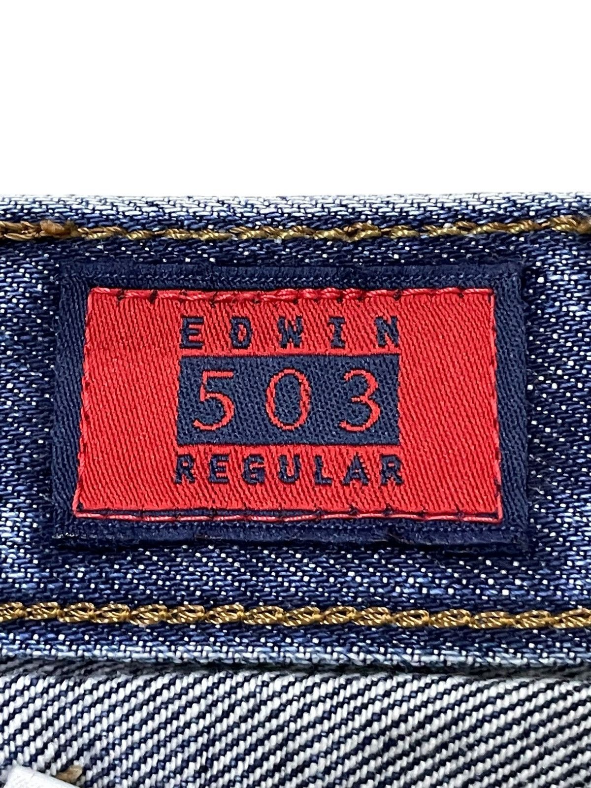 Edwin × Japanese Brand × Vintage Vintage Edwin 503Z Stone Wash Loose Straight Jeans Size US 30 / EU 46 - 18 Thumbnail