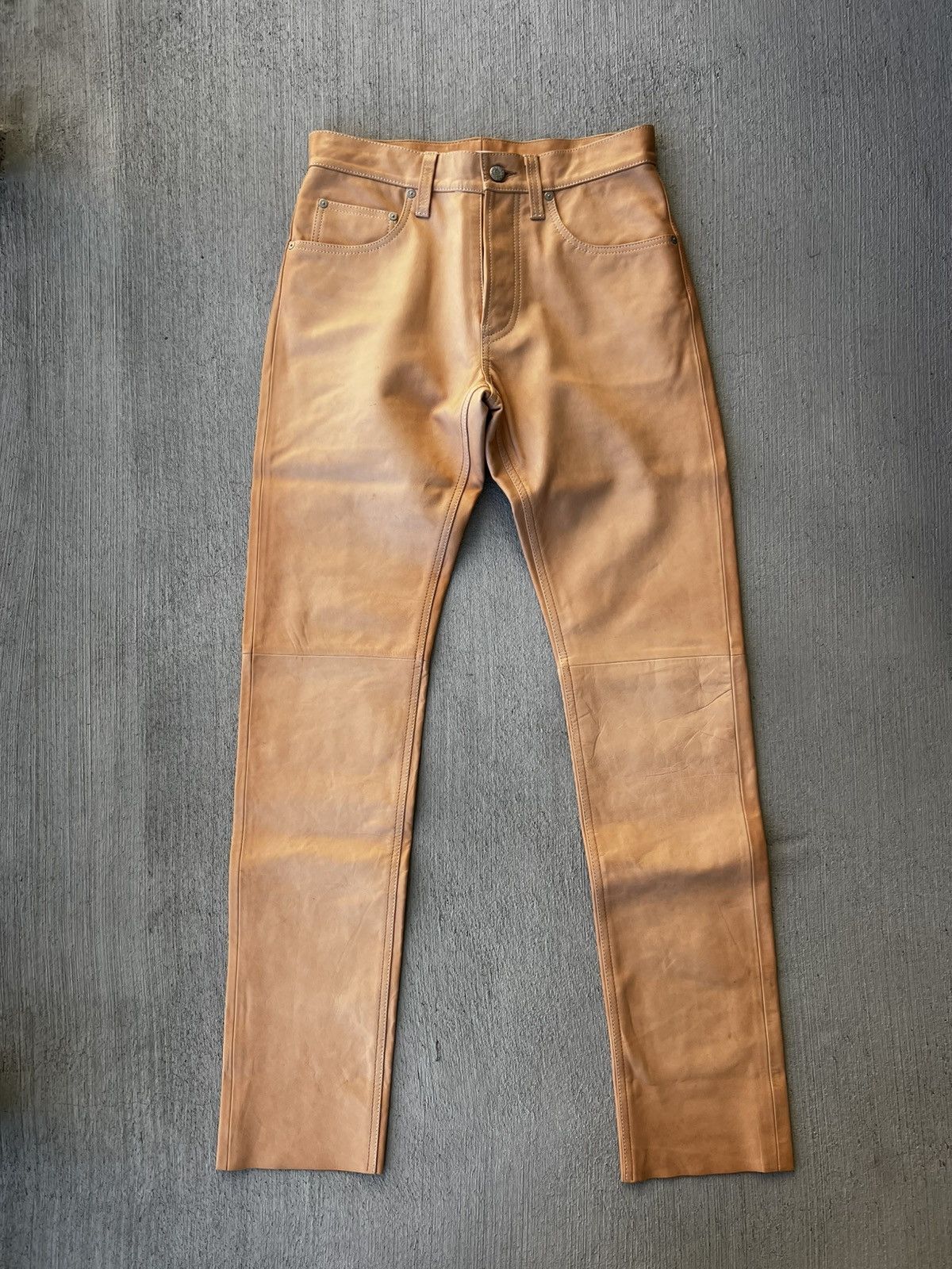 Helmut Lang Helmut Lang Leather Pants Size US 30 / EU 46 - 1 Thumbnail