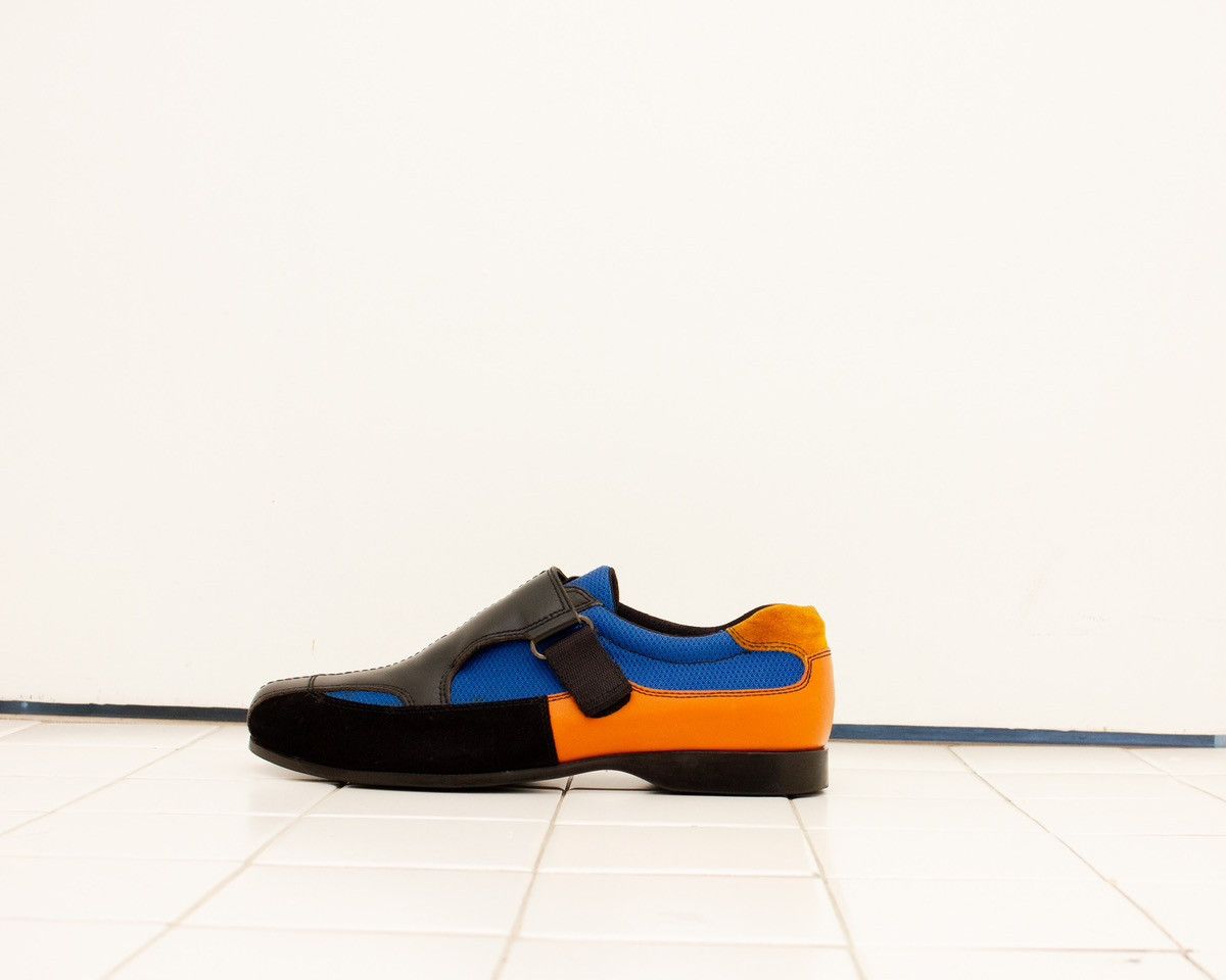 Prada Prada sneakers Mens SZ8.5 Leather Suede Mesh Single Monk Size US 8.5 / EU 41-42 - 2 Thumbnail