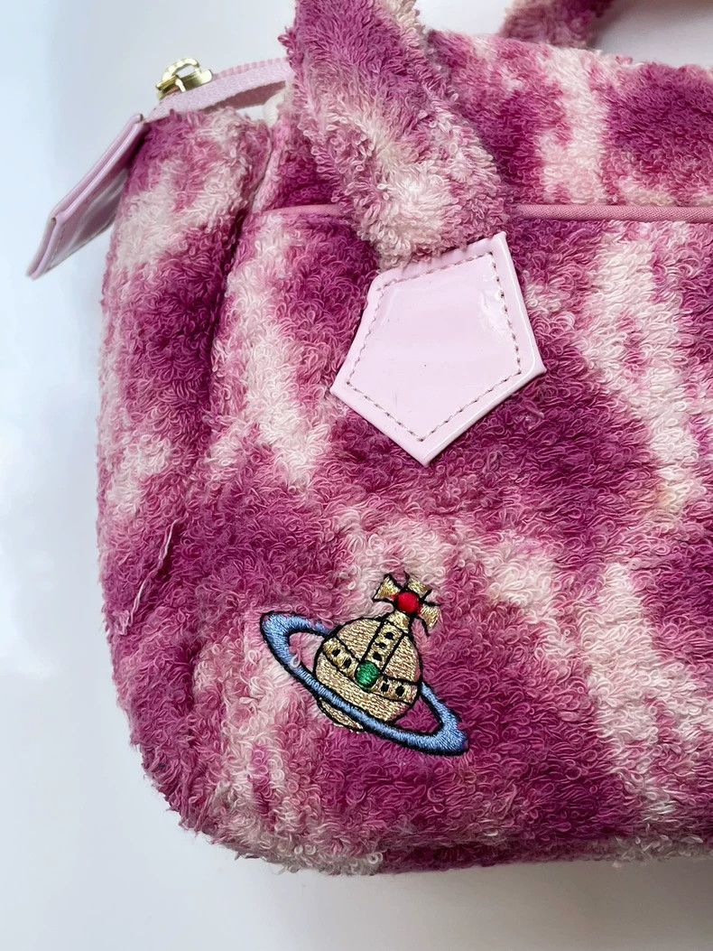 Vivienne Westwood Vivienne Westwood 90s Pink Leopard Tote bag 2504-Nextarrow Size ONE SIZE - 7 Thumbnail