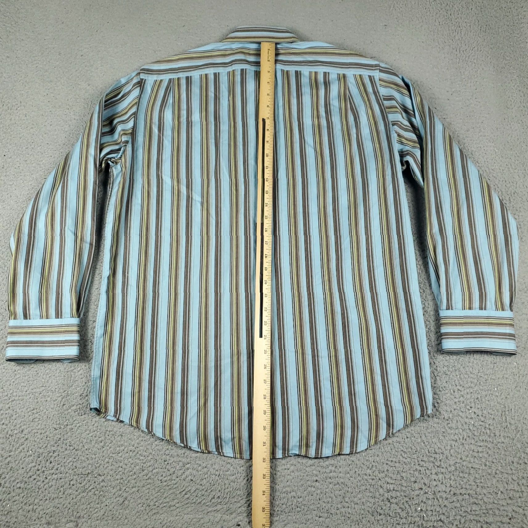Lacoste Lacoste Button-Up Shirt Mens Size 42 Blue Striped Long Sleeve Casual Size US XL / EU 56 / 4 - 4 Thumbnail