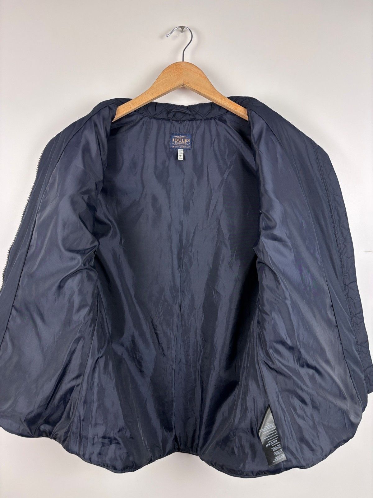 Other Joules Quilted Zip Vest Jacket Blue Size US 8 / EU 40 Size M / US 6-8 / IT 42-44 - 7 Thumbnail