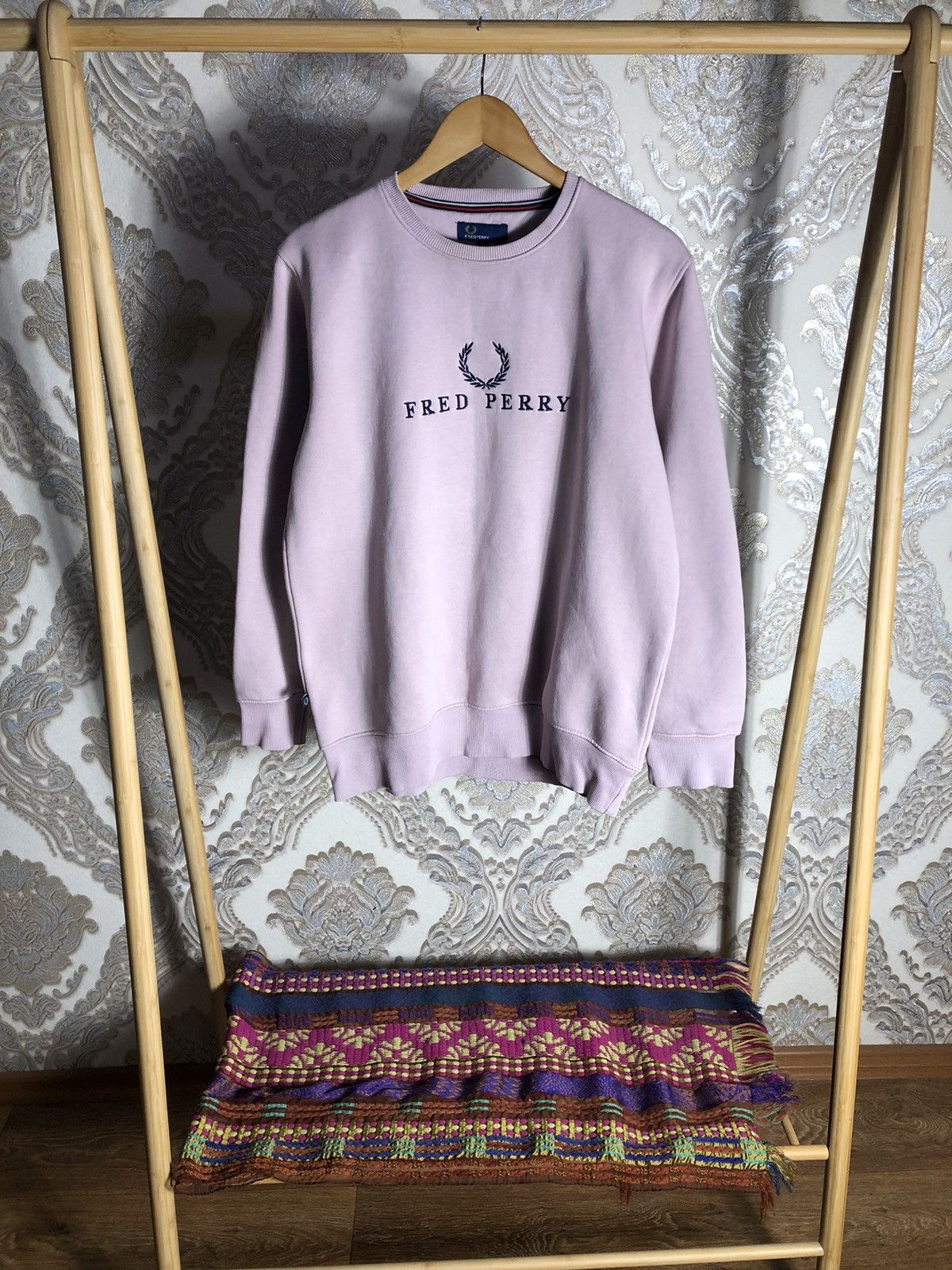 Fred Perry × Vintage VERY RARE FRED PERRY BIG LOGO CASUAL SWEATSHIRT DESIGNER 90s Size US XL / EU 56 / 4 - 1 Thumbnail