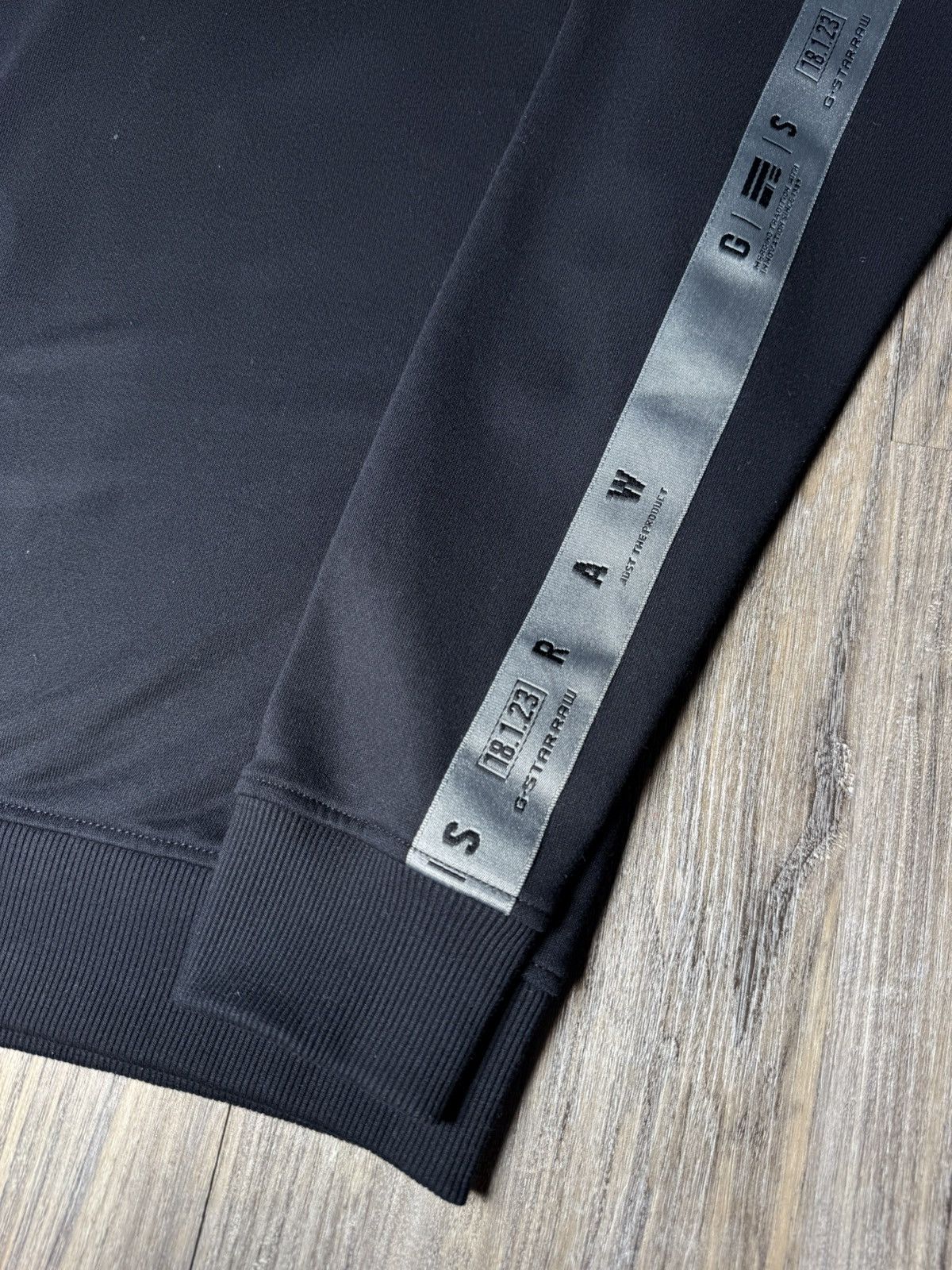 G-Star G- Star Raw Raglan Taping Sweater Black mens Size US L / EU 52-54 / 3 - 3 Thumbnail