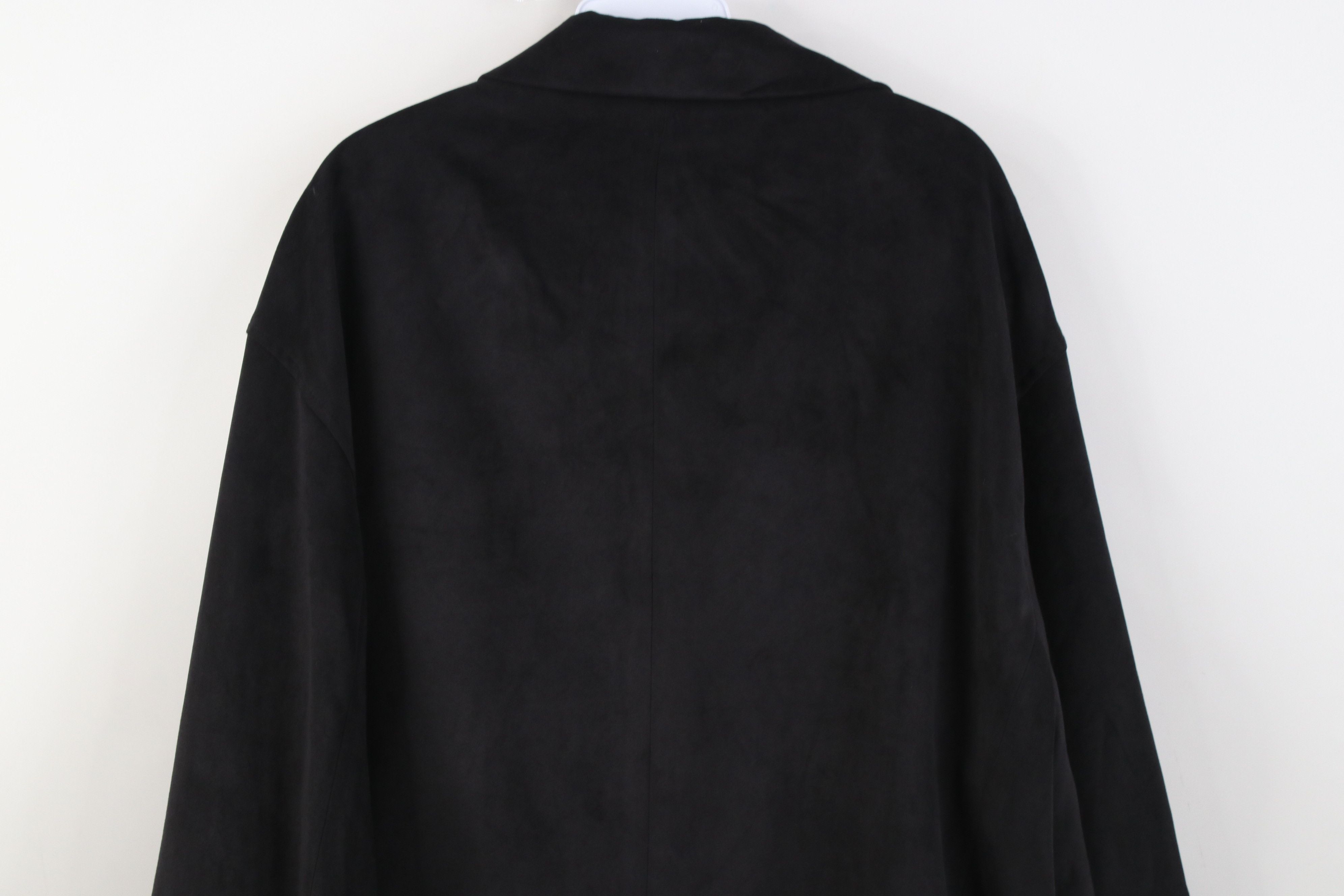 Vintage Vintage 90s Y2K Streetwear Shirt Jacket Jac Shirt Black Size US XXL / EU 58 / 5 - 15 Thumbnail