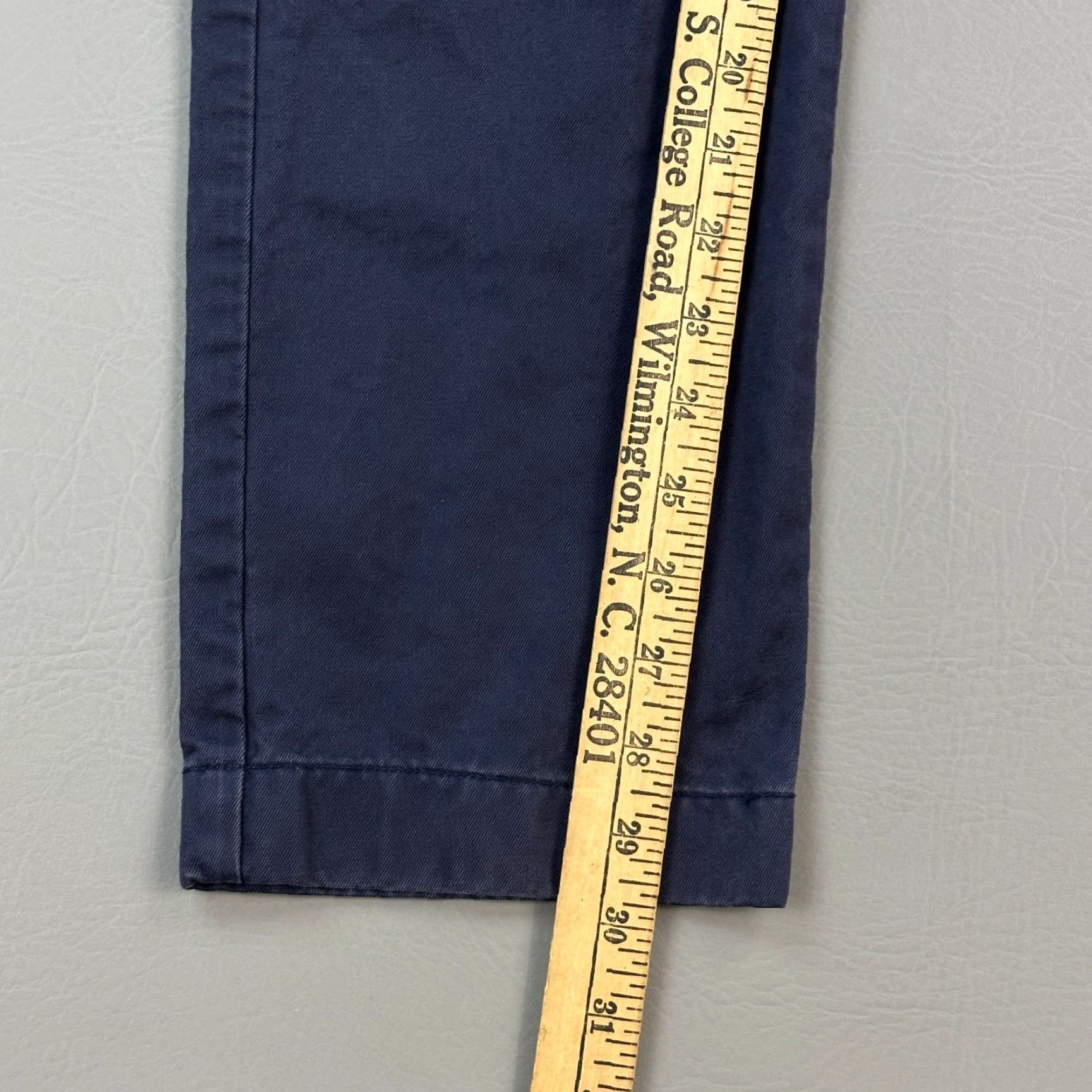 J.Crew J.CREW 484 Slim Fit Chino Pants Mens 33x30 34x30 Navy Blue Oarsman Casual Size US 33 - 5 Thumbnail