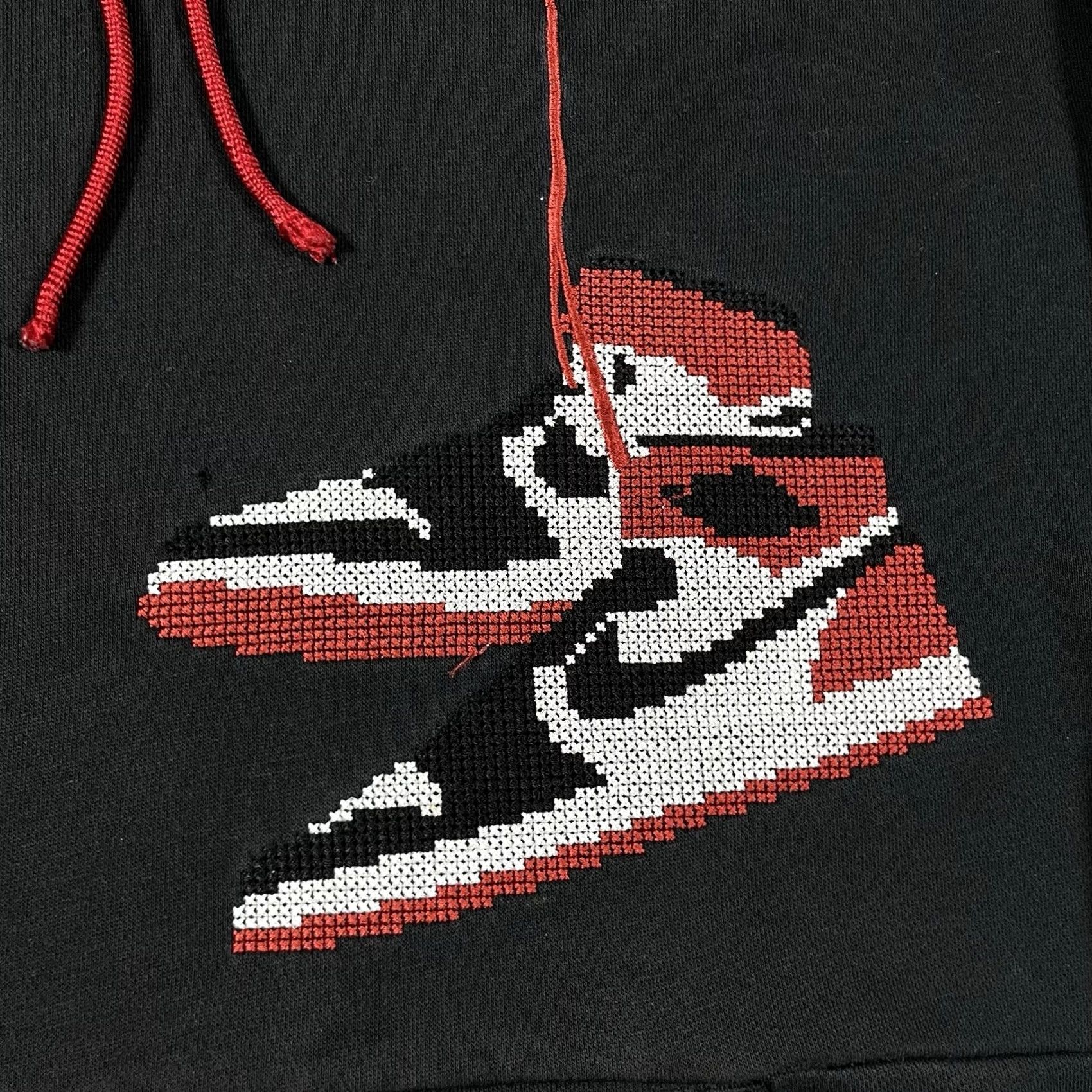 Jordan Brand Nike Jordan Hoodie Mens L Black Jumpman Holiday Sweatshirt Logo Embroidered Pullover Hoodie Size US L / EU 52-54 / 3 - 6 Thumbnail