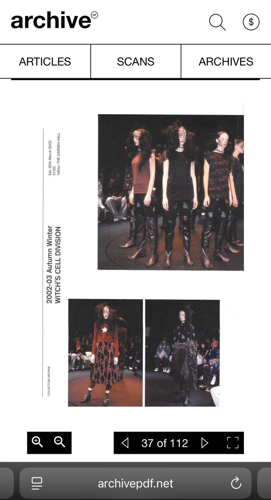 Undercover 25th Anniversary Undercover Special Edition Quotation Mag Size ONE SIZE - 4 Thumbnail