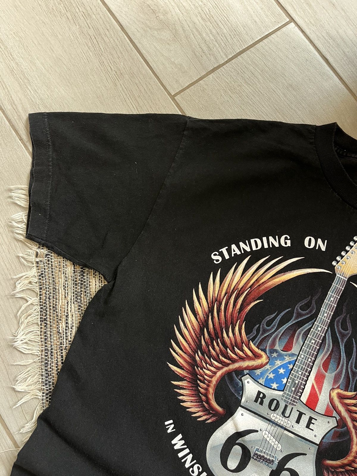 Route 66 × Vintage Vintage Route 66 Rock T-Shirt Harley Davidson style Size US L / EU 52-54 / 3 - 2 Thumbnail