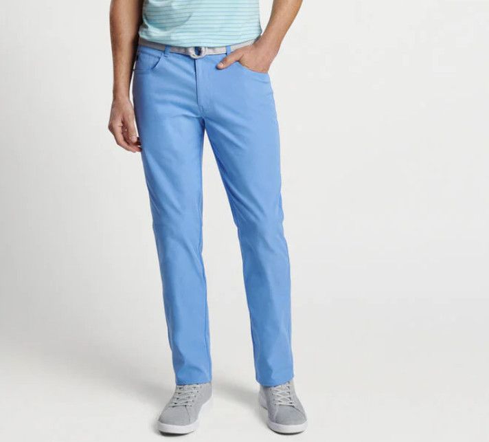 Peter Millar Peter Millar Performance 5-Pocket Seasonal Pants Blue ( 38 ) Size US 38 / EU 54 - 1 Thumbnail