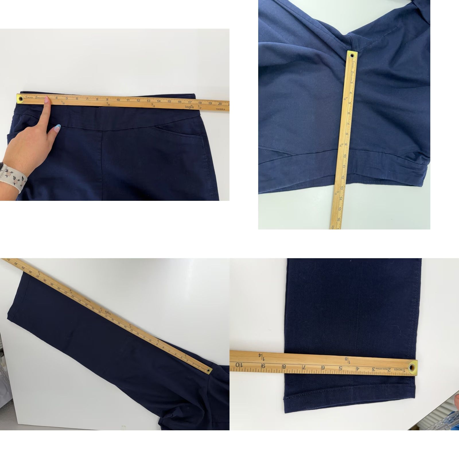 Croft & Barrow Croft & Barrow Womens Dress Pants Size 18 Reg Blue Effortless Stretch Pant Dress Pants Clothes Casual Workwear 90s Women Size 40" / US 18 - 8 Thumbnail